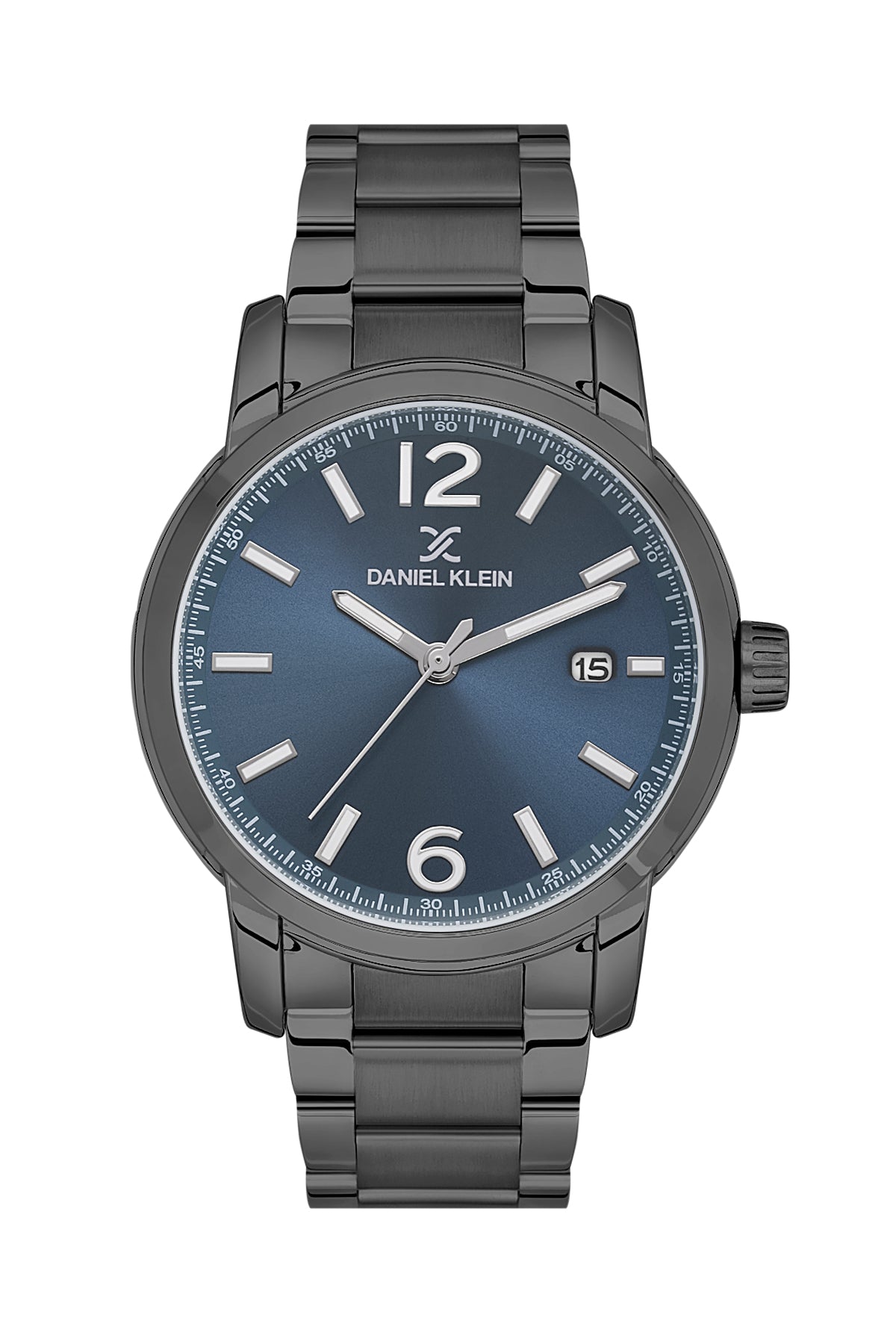 Blue Premium Men Watch with Metallic Strap