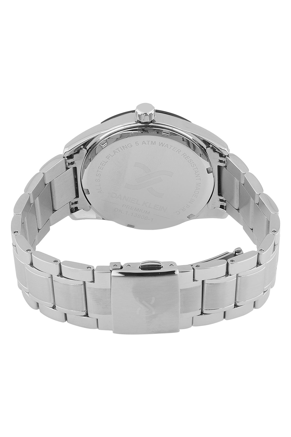 Blue Premium Men Watch with Metallic Strap