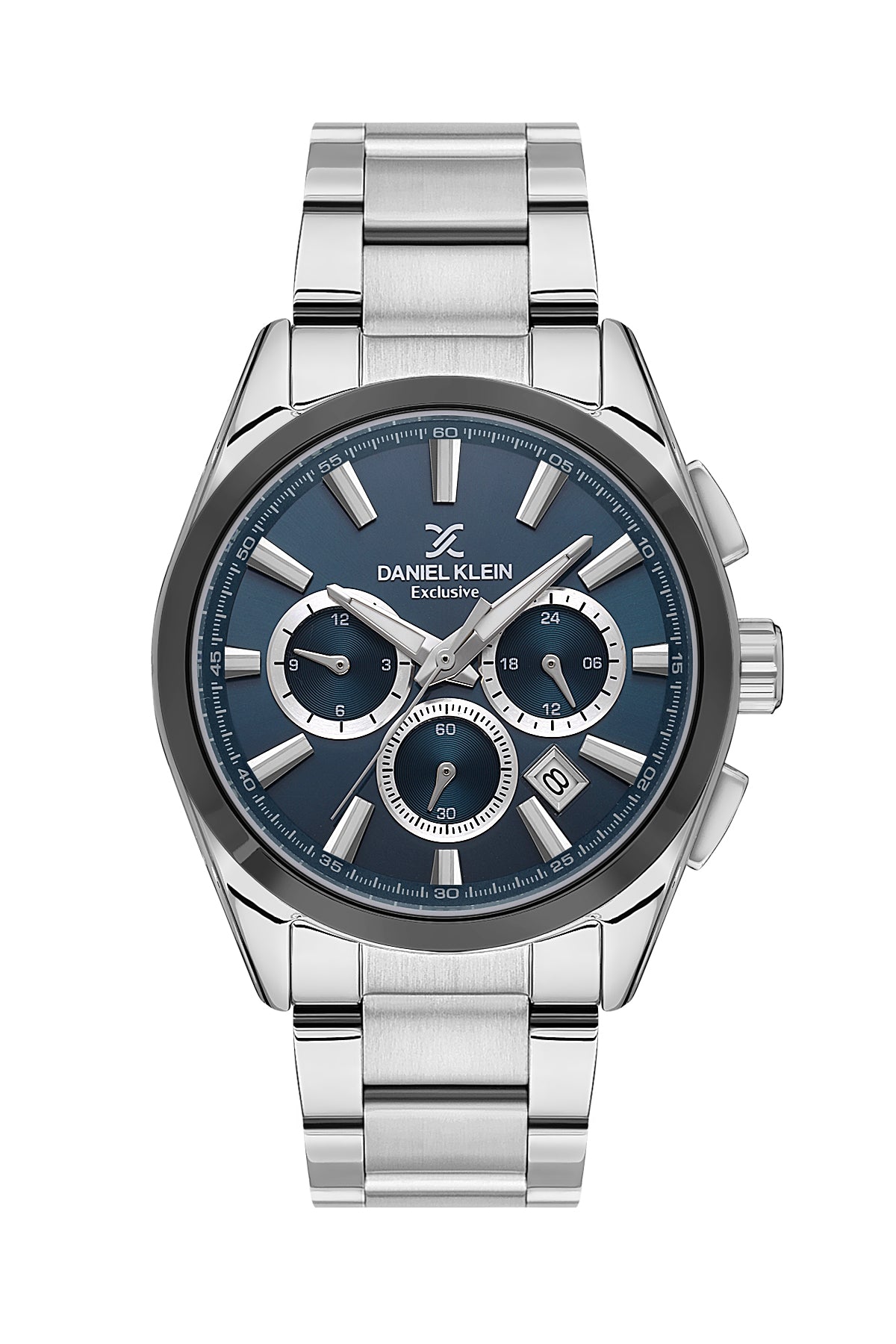 Blue Exclusive Men Watch with Metallic Strap