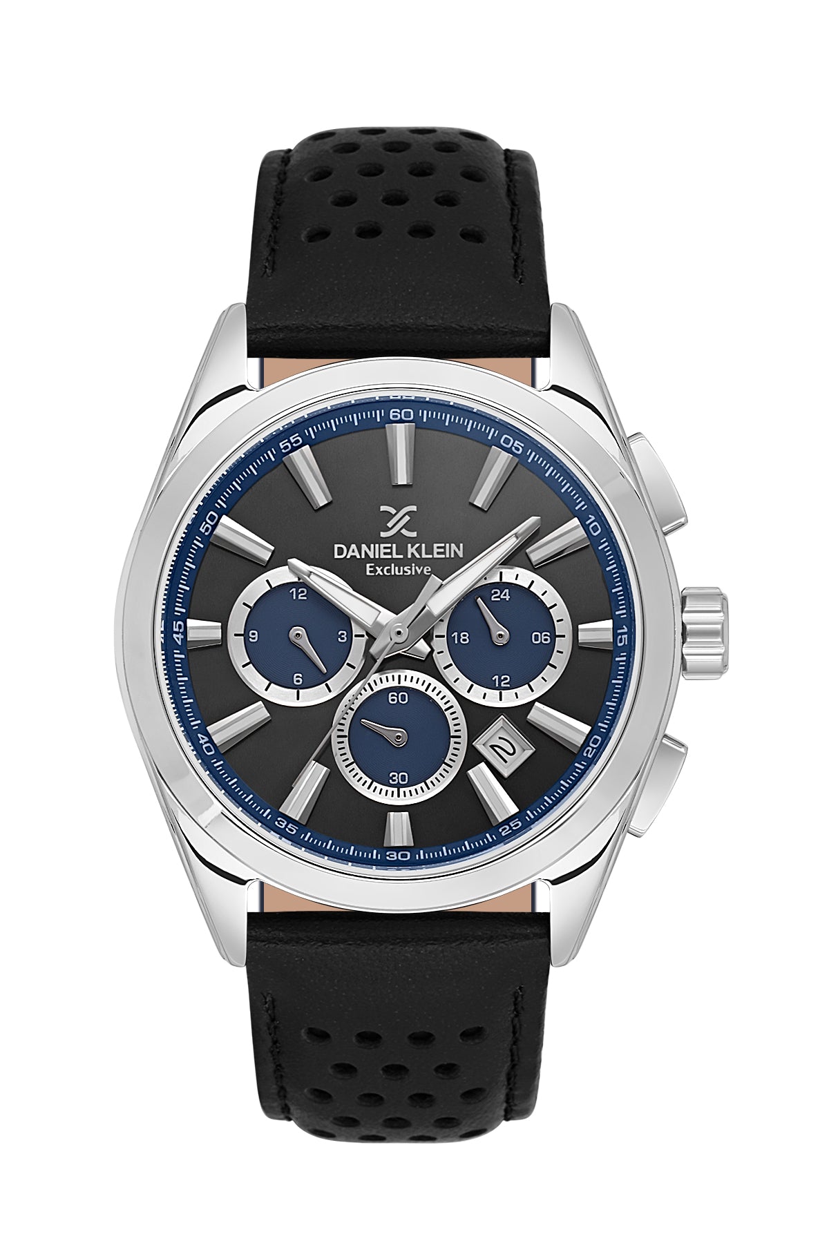 Grey Exclusive Men Watch with Leather Strap