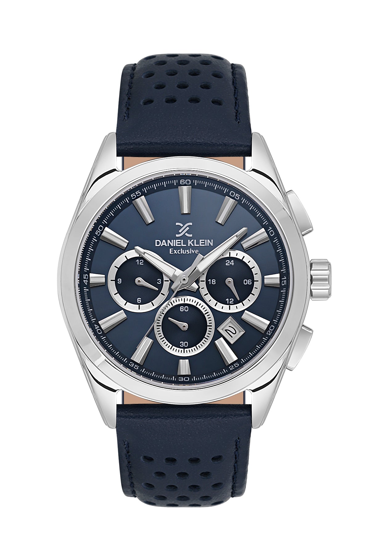 Blue Exclusive Men Watch with Leather Strap