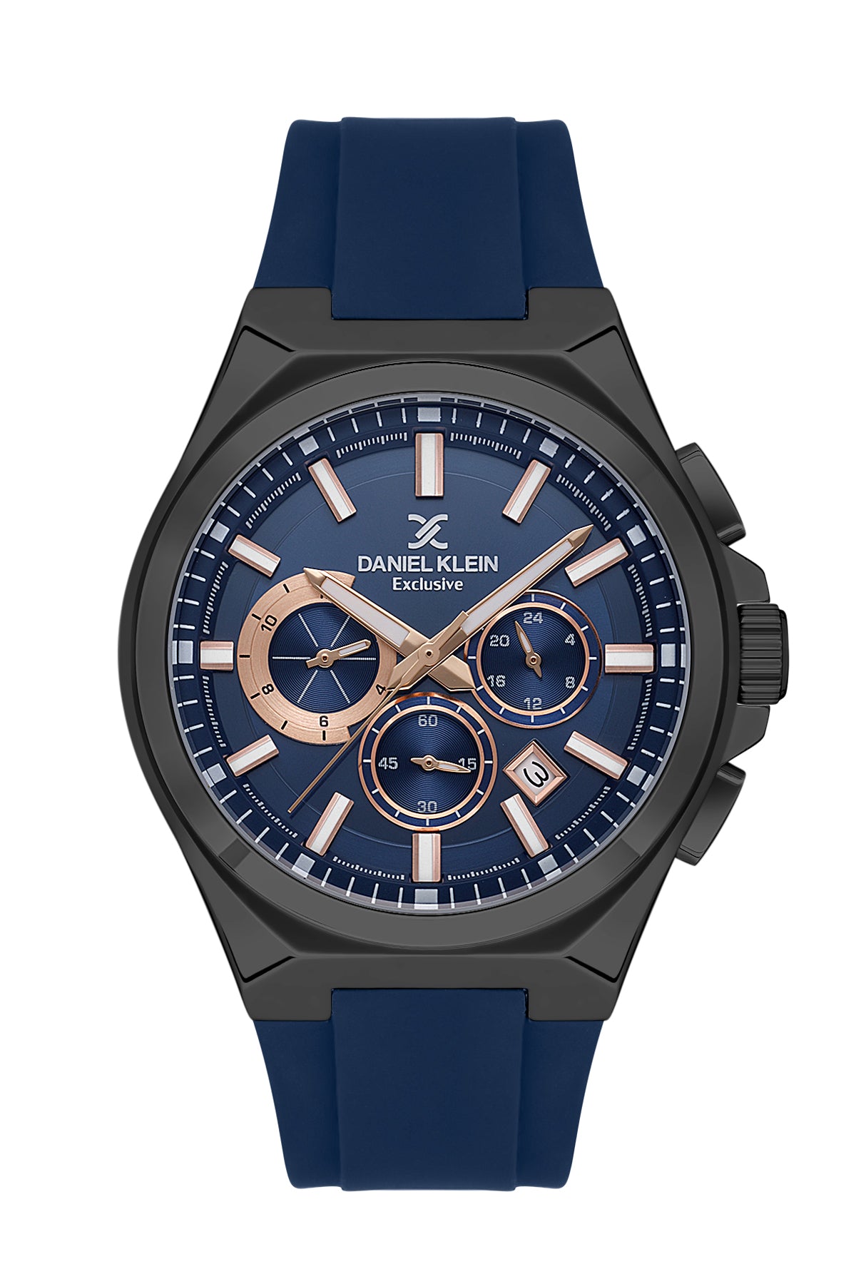 Blue Exclusive Men Watch with Silicone Strap