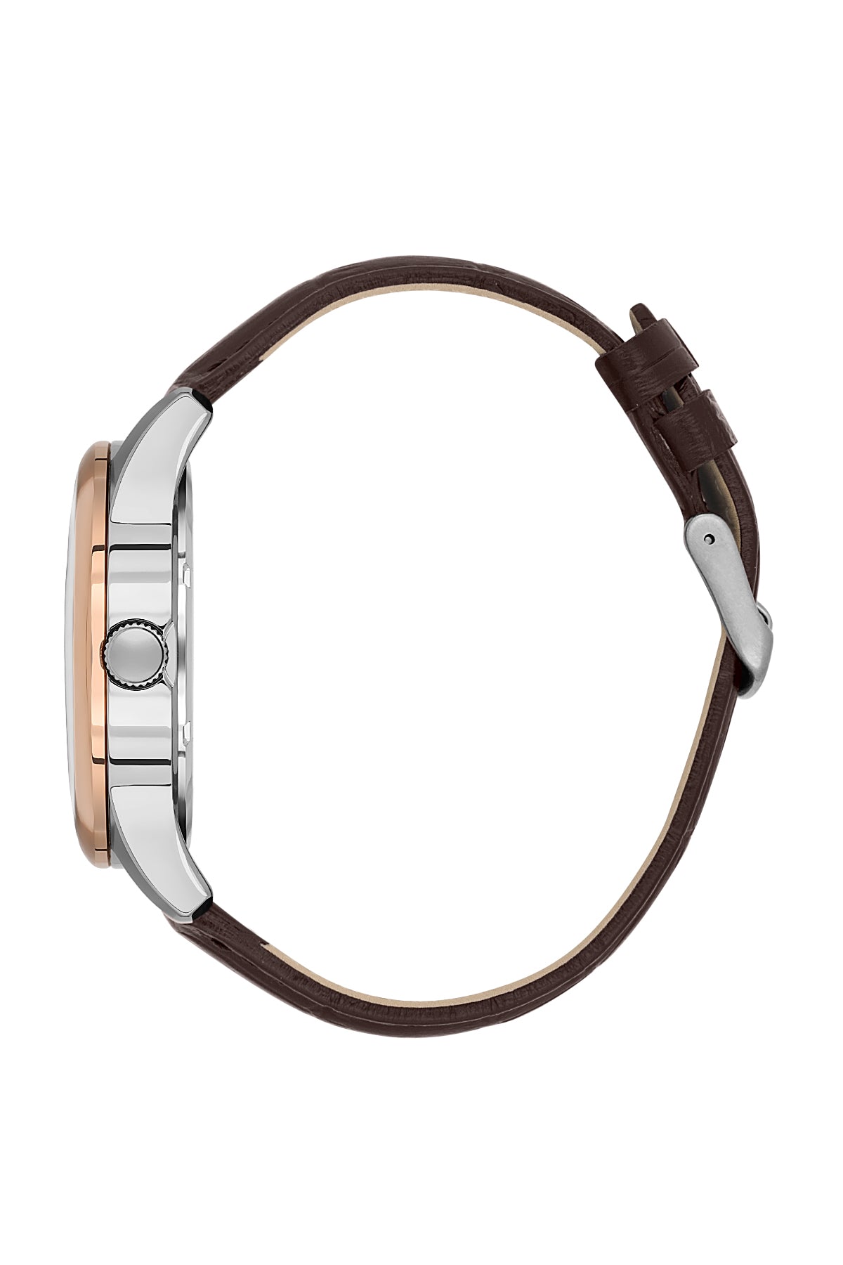 Blue Premium Men Watch with Leather Strap