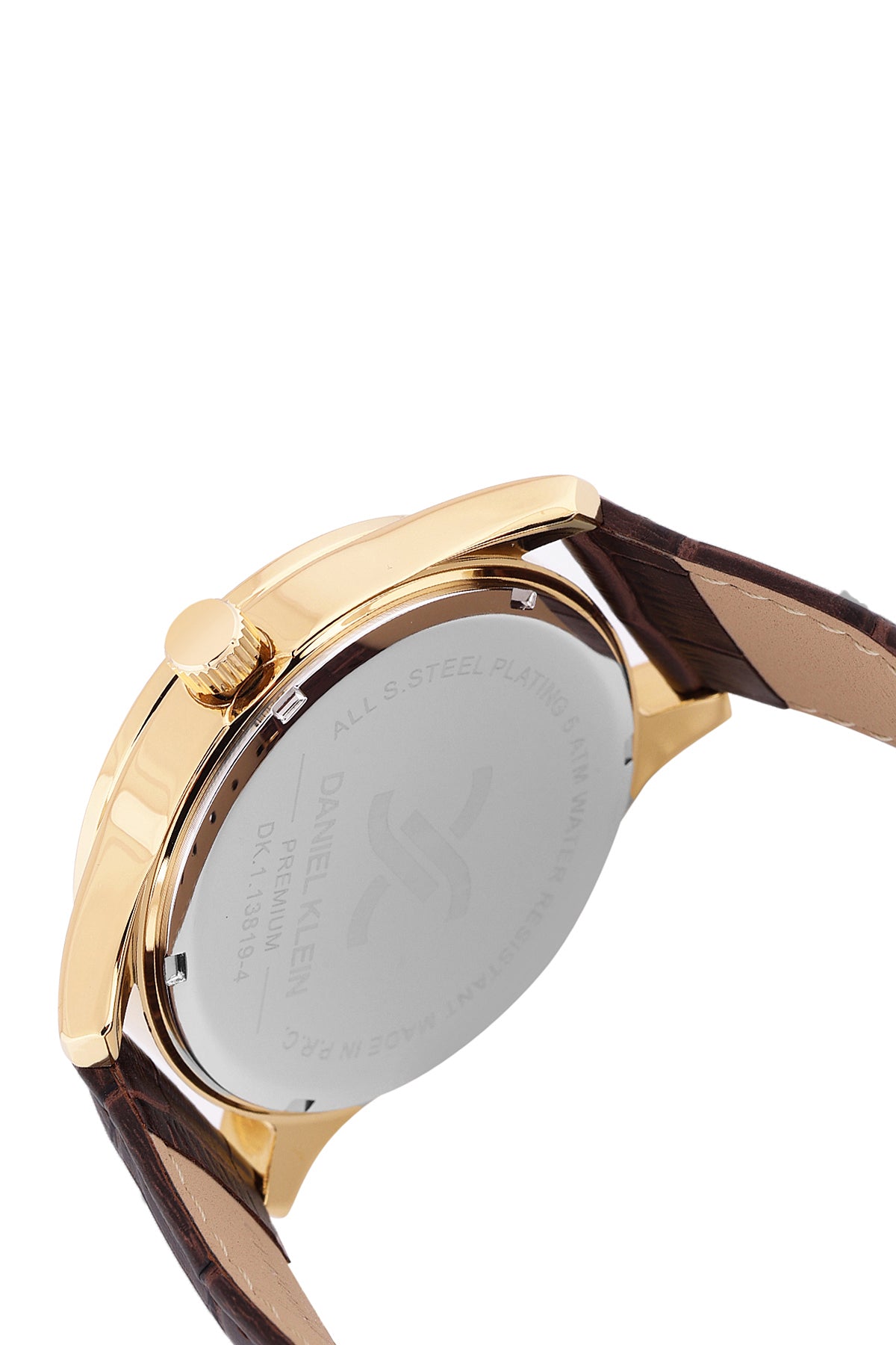 Green Premium Men Watch with Leather Strap