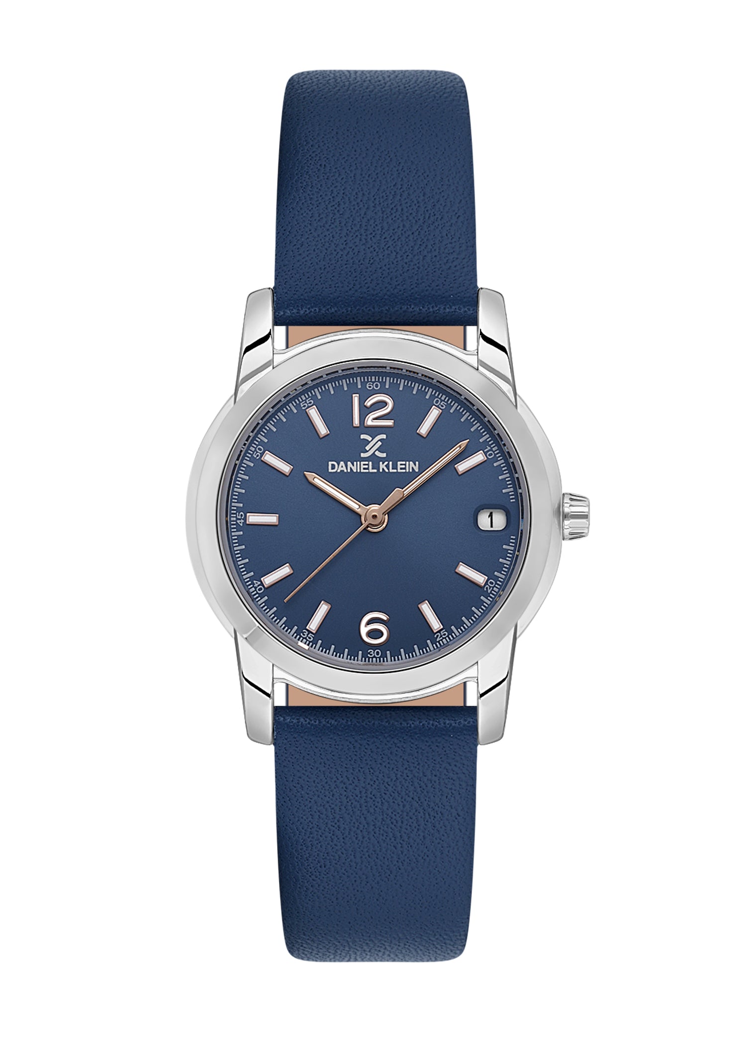 Blue Premium Women Watch with Leather Strap
