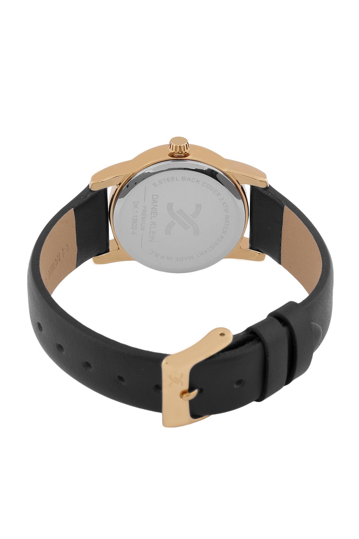 Black Premium Women Watch with Leather Strap