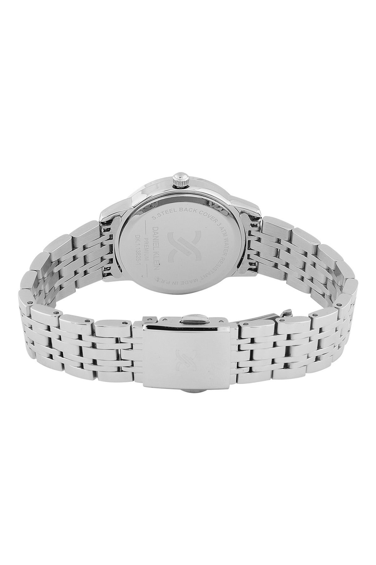 Silver Premium Women Watch with Metallic Strap