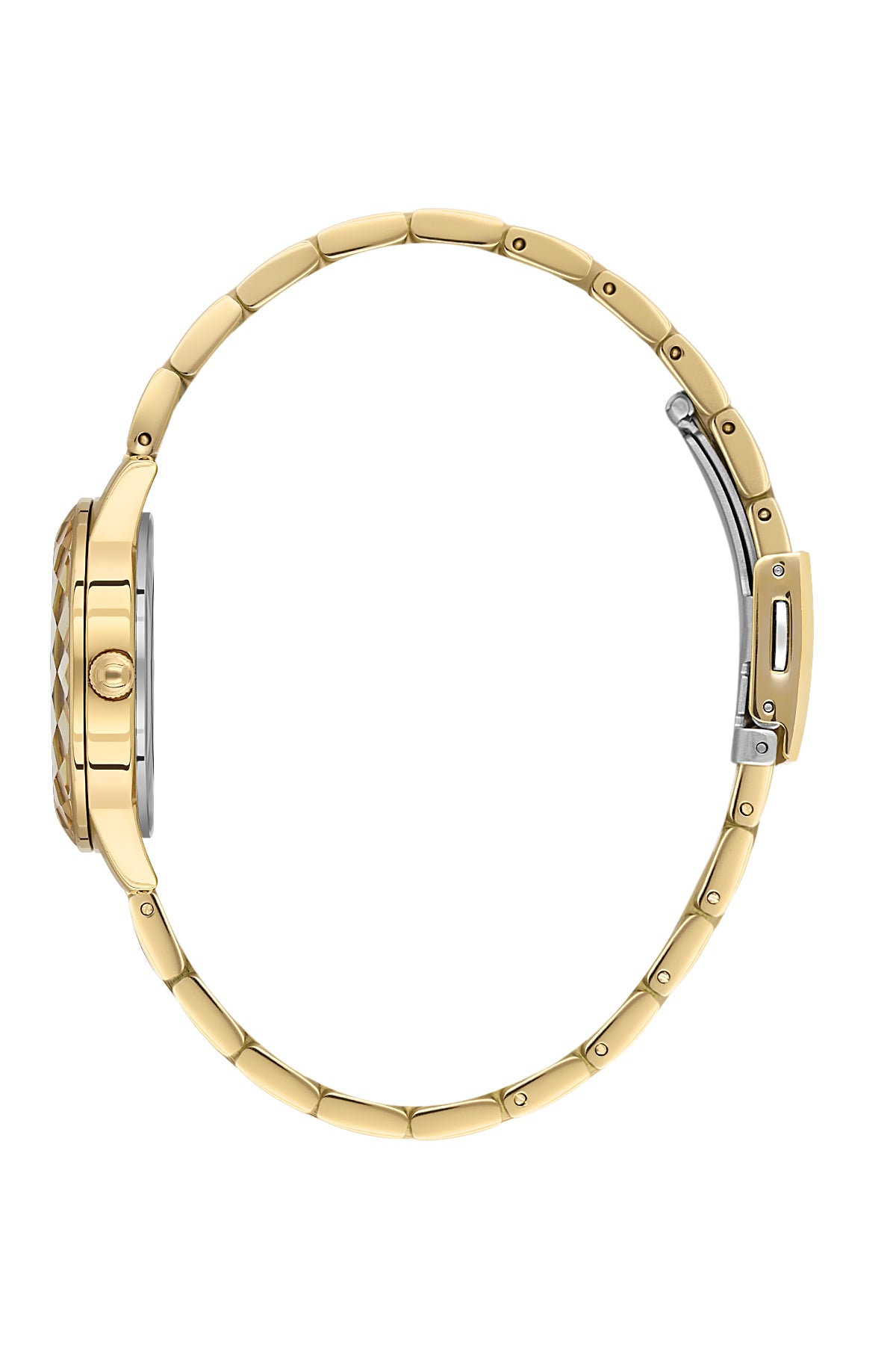 Gold Premium Women Watch with Metallic Strap