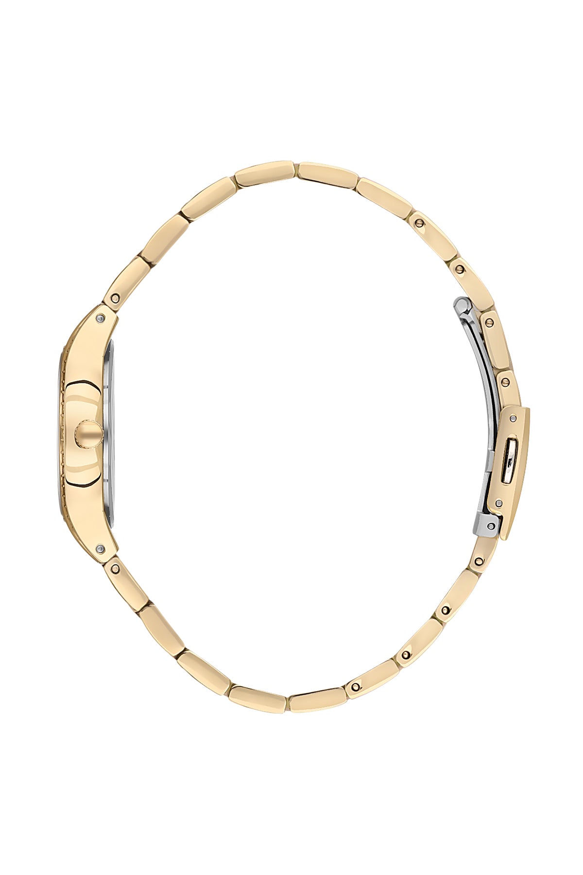 Silver Premium Women Watch with Metallic Strap