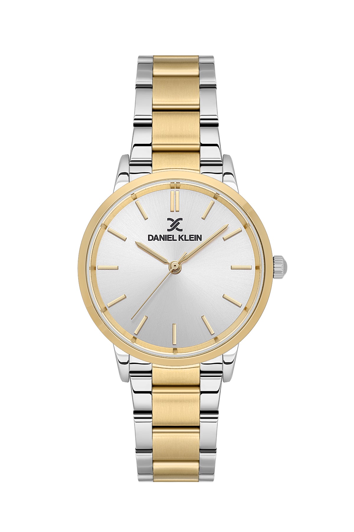 Silver Premium Women Watch with Metallic Strap