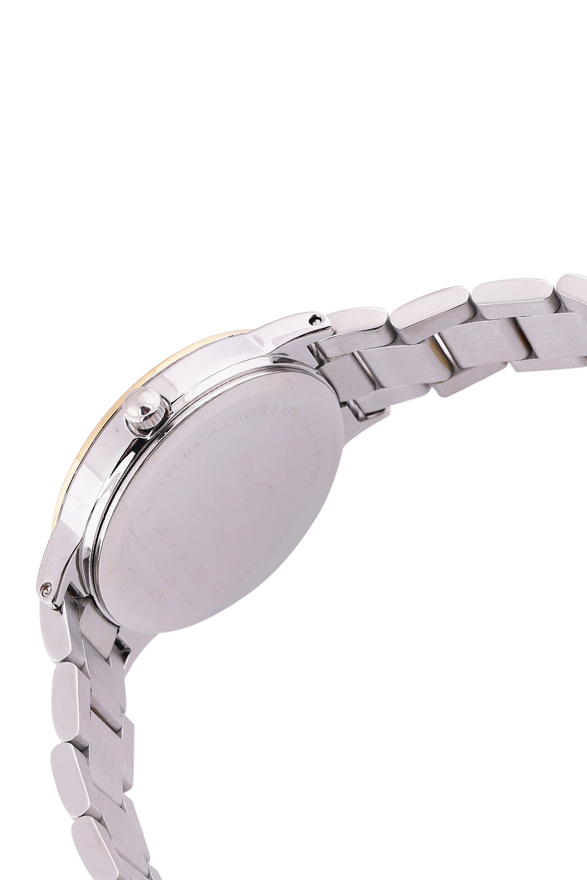 Silver Premium Women Watch with Metallic Strap