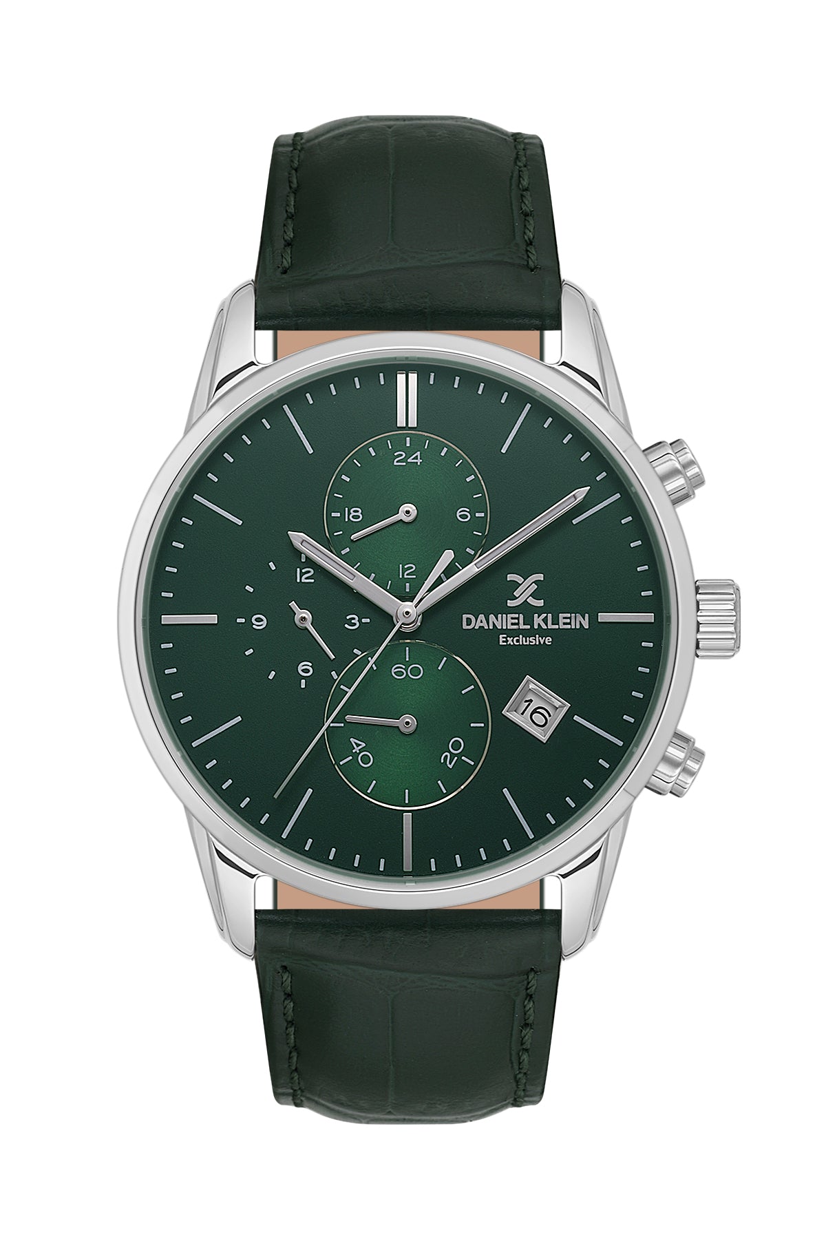 Green Exclusive Men Watch with Leather Strap