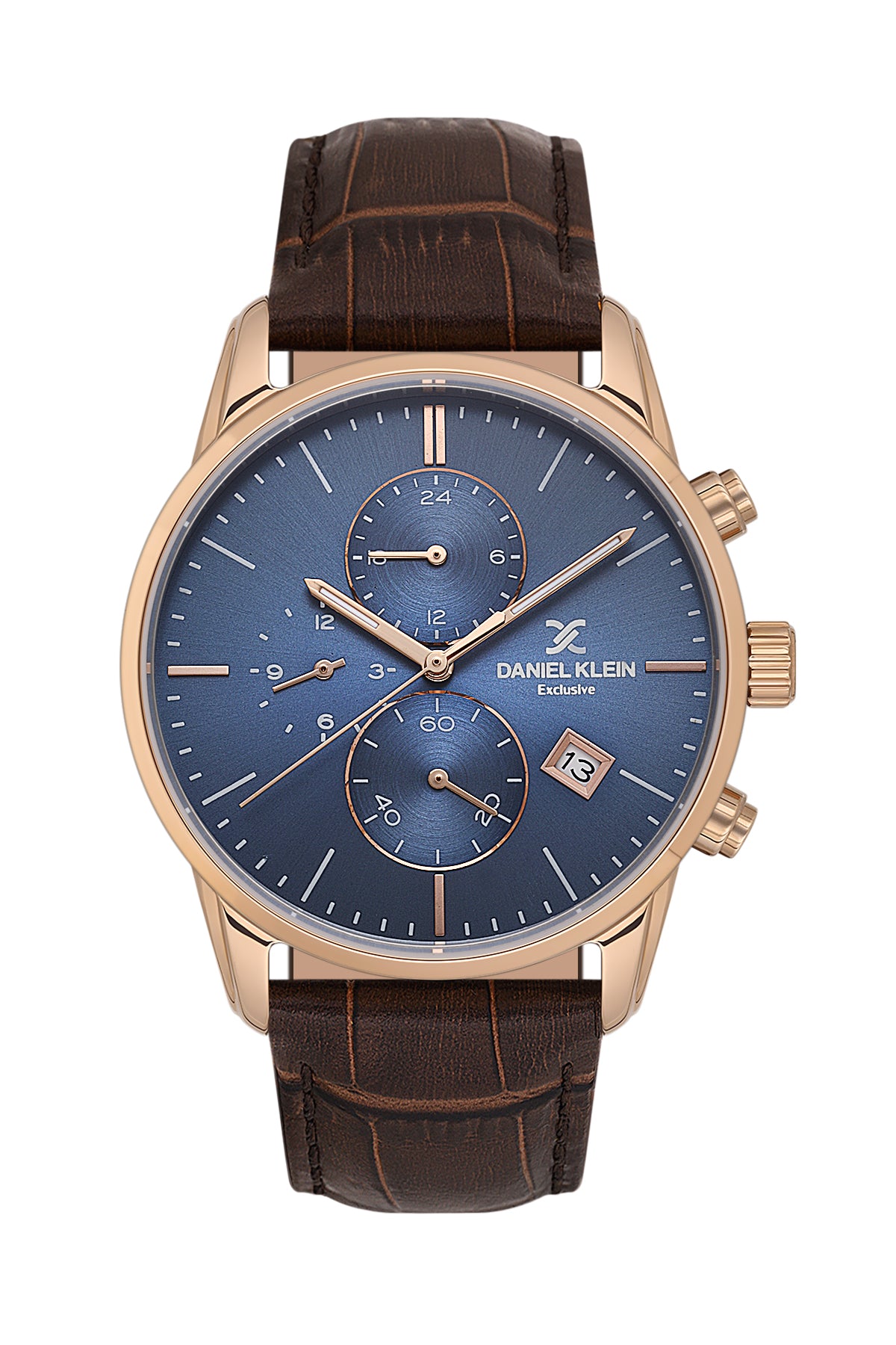 Blue Exclusive Men Watch with Leather Strap