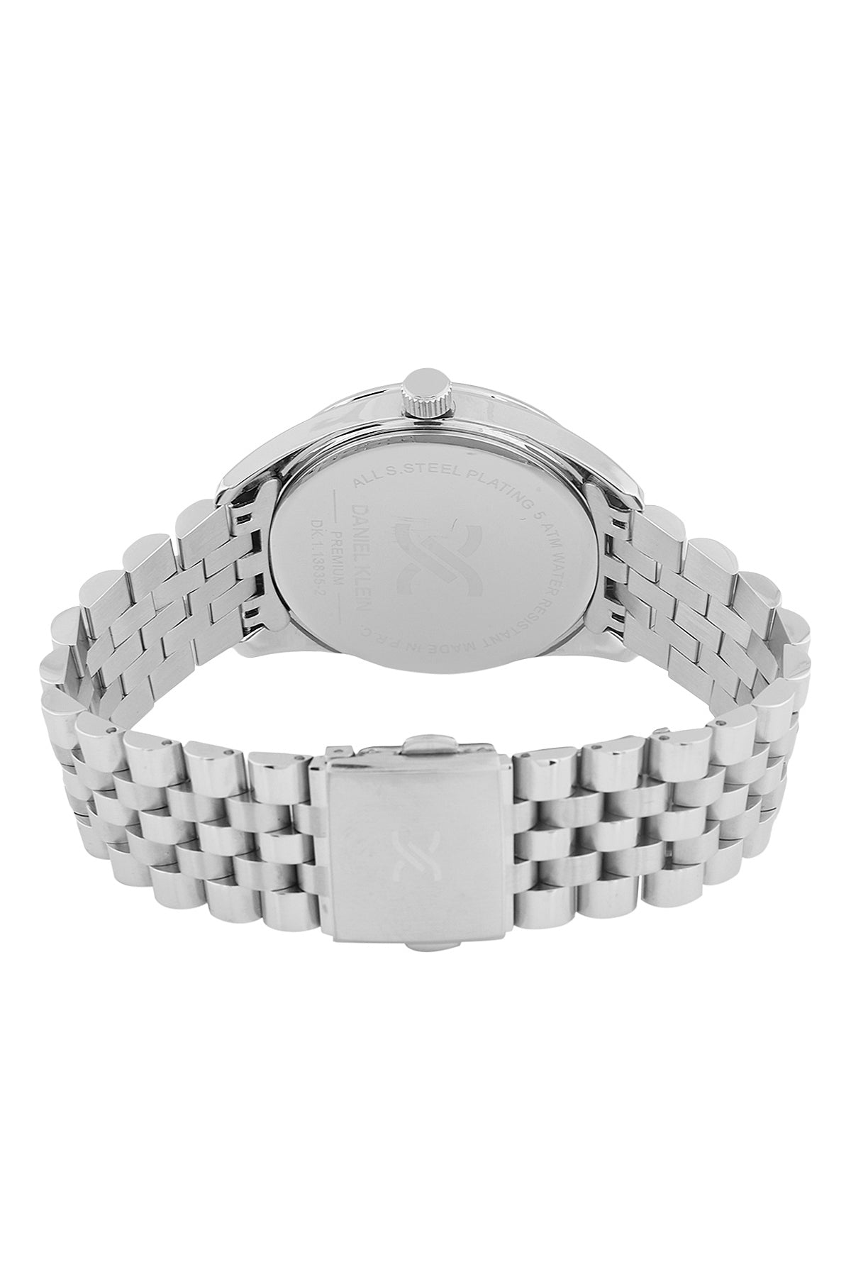 Black Premium Men Watch with Metallic Strap