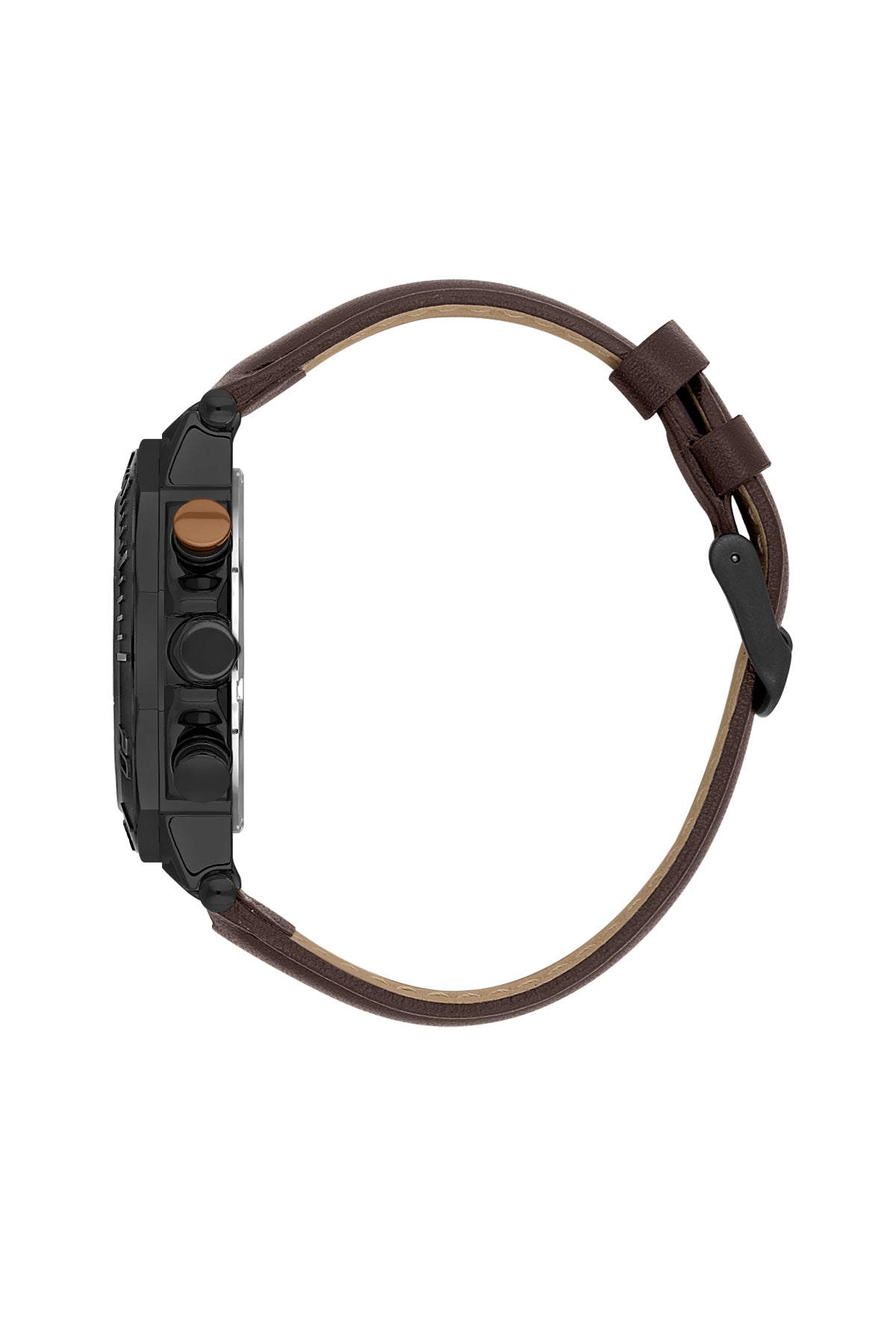 Brown Exclusive Men Watch with Leather Strap