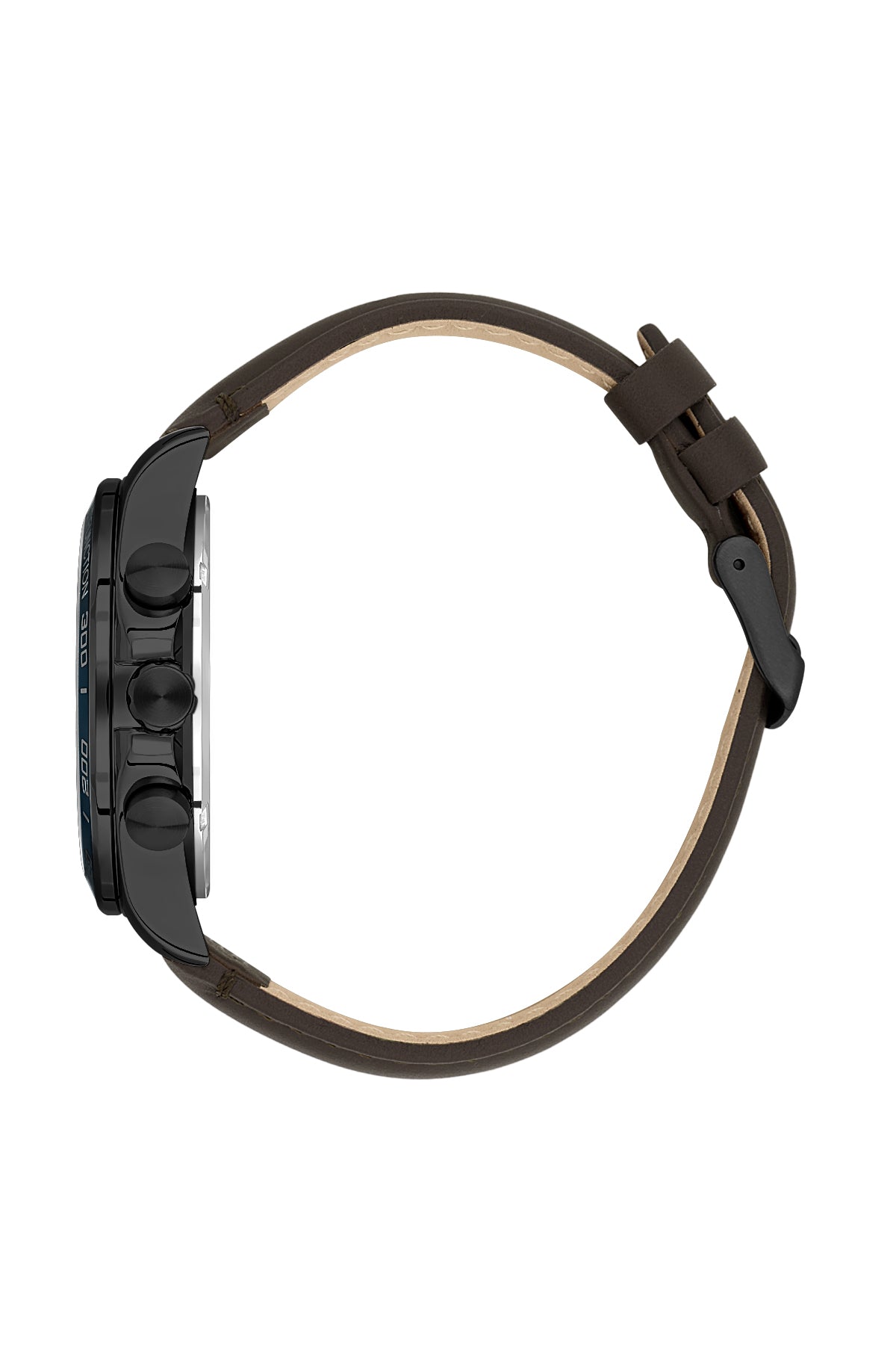 Grey Exclusive Men Watch with Leather Strap