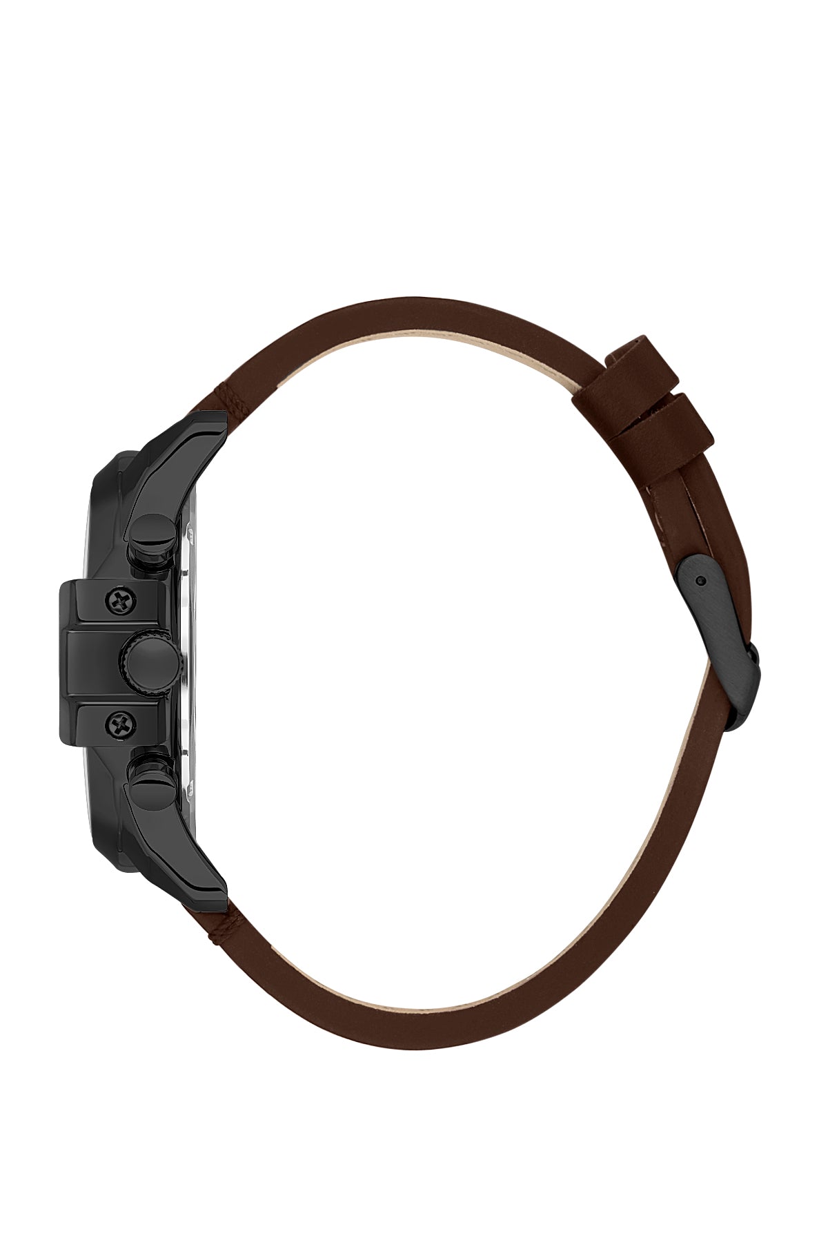 Grey Exclusive Men Watch with Leather Strap