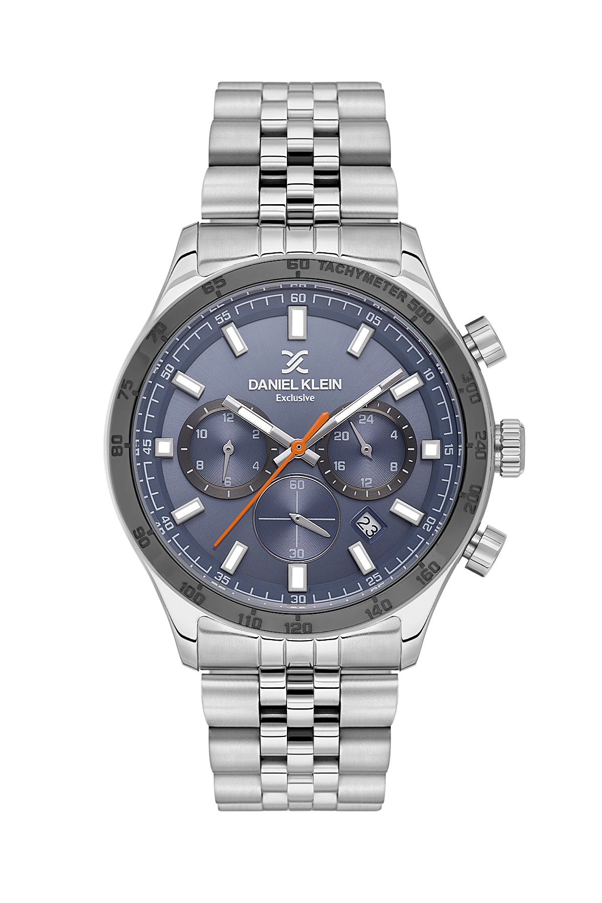 Blue Exclusive Men Watch with Metallic Strap