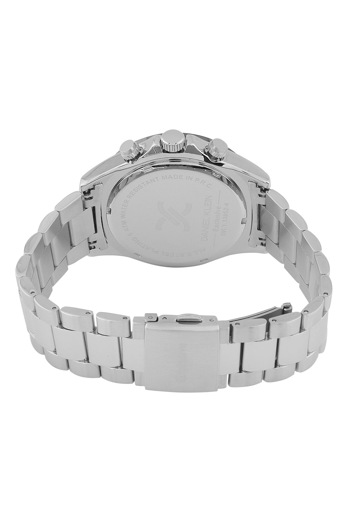 Black Exclusive Men Watch with Metallic Strap