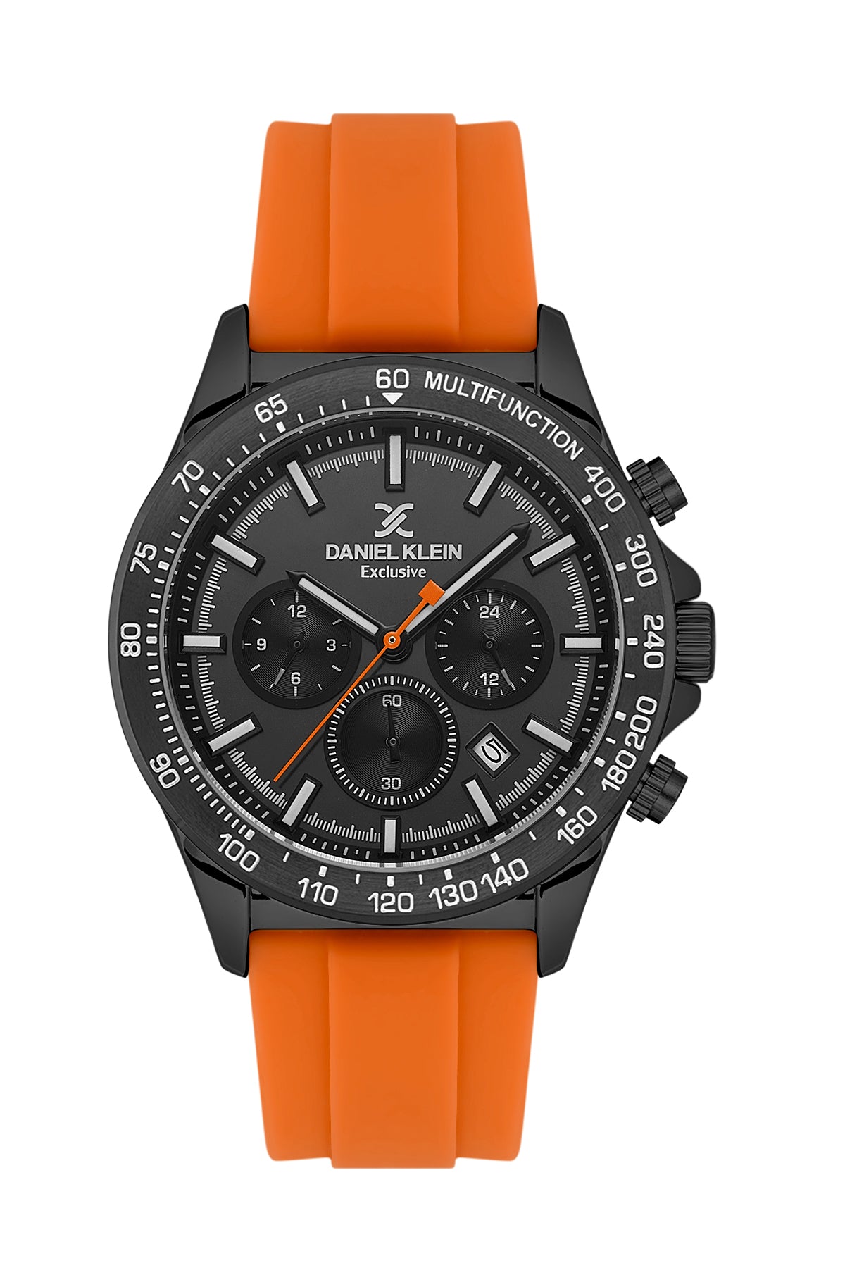 Black Exclusive Men Watch with Silicone Strap