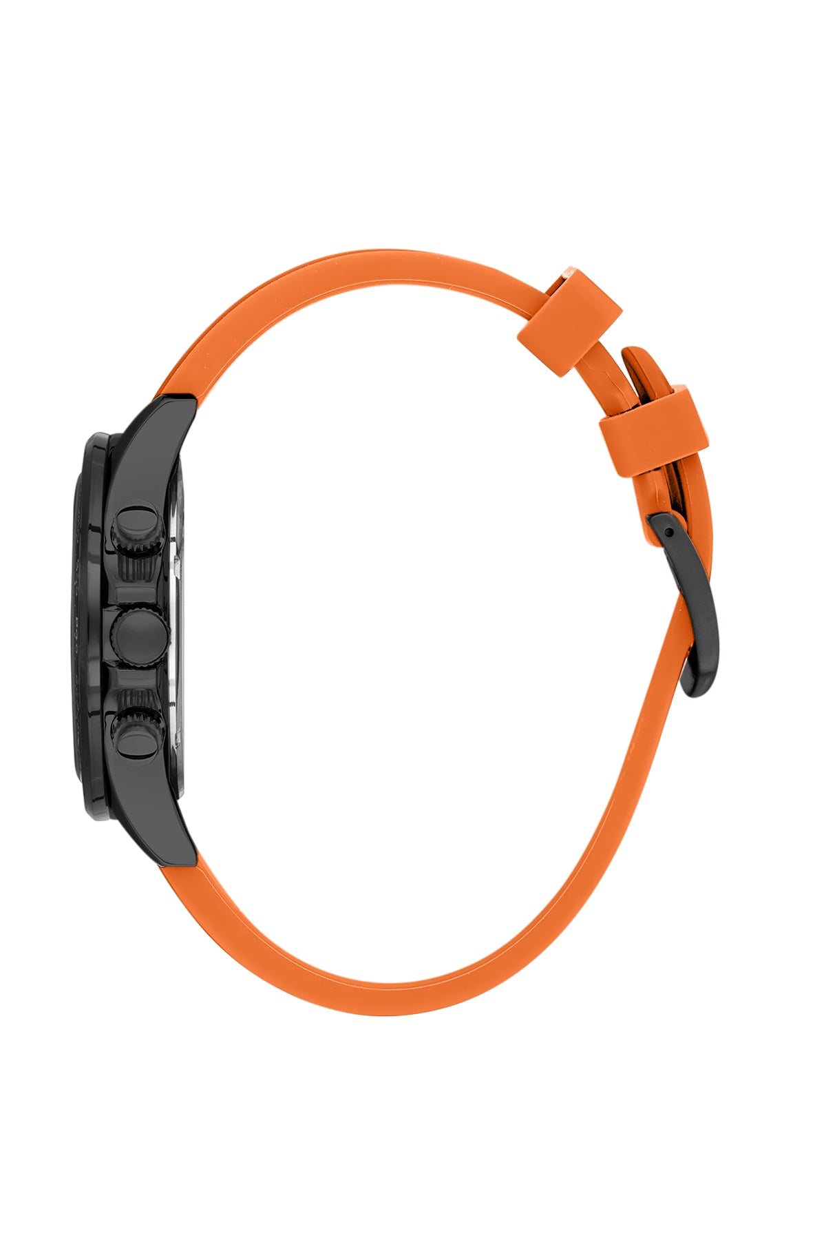 Black Exclusive Men Watch with Silicone Strap