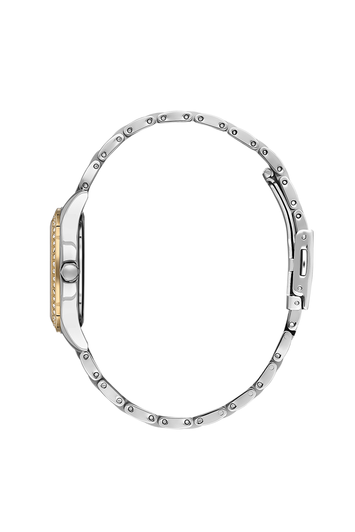 Elegent Silver Dial Analog women&