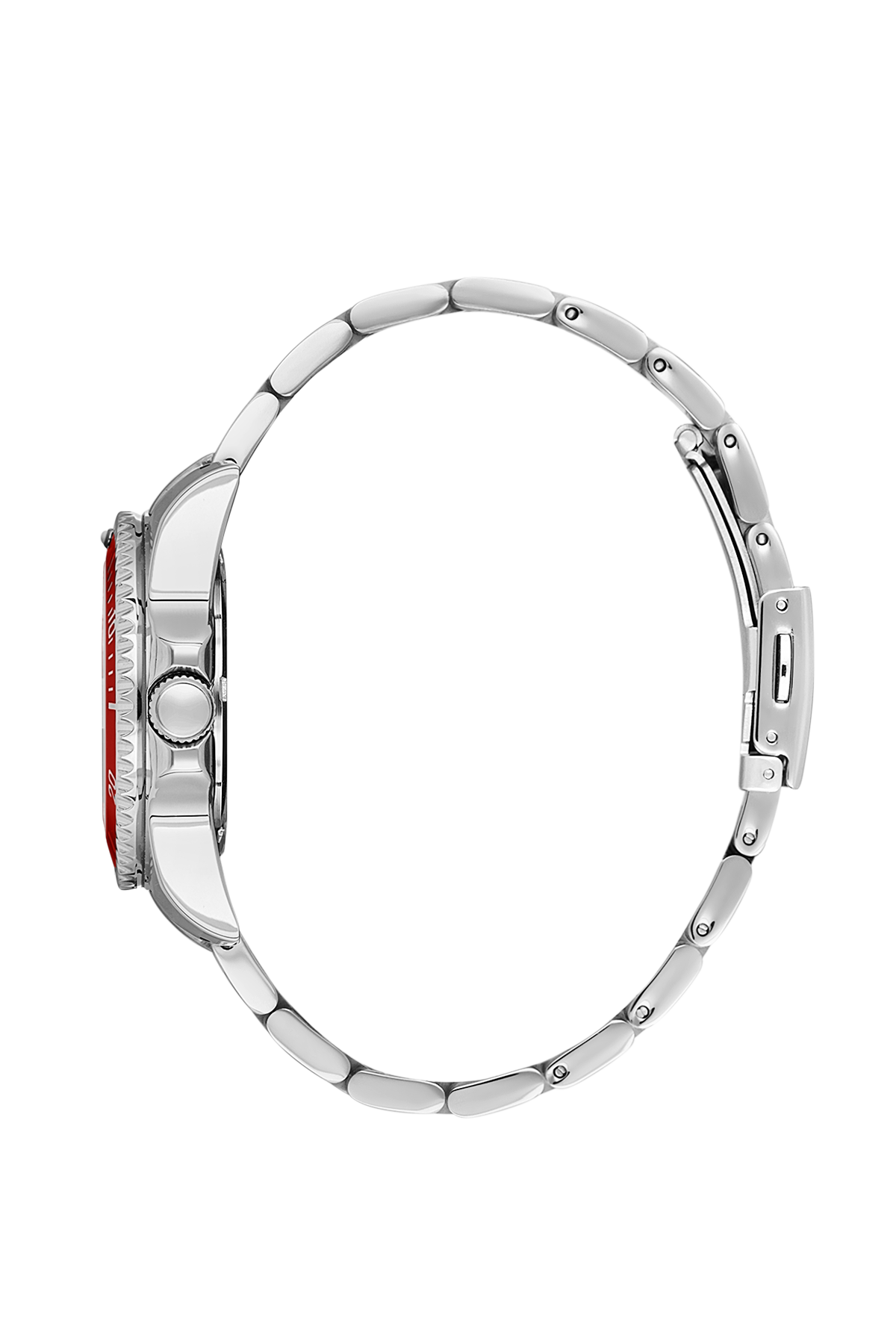 Metal Red Dial Analog women&