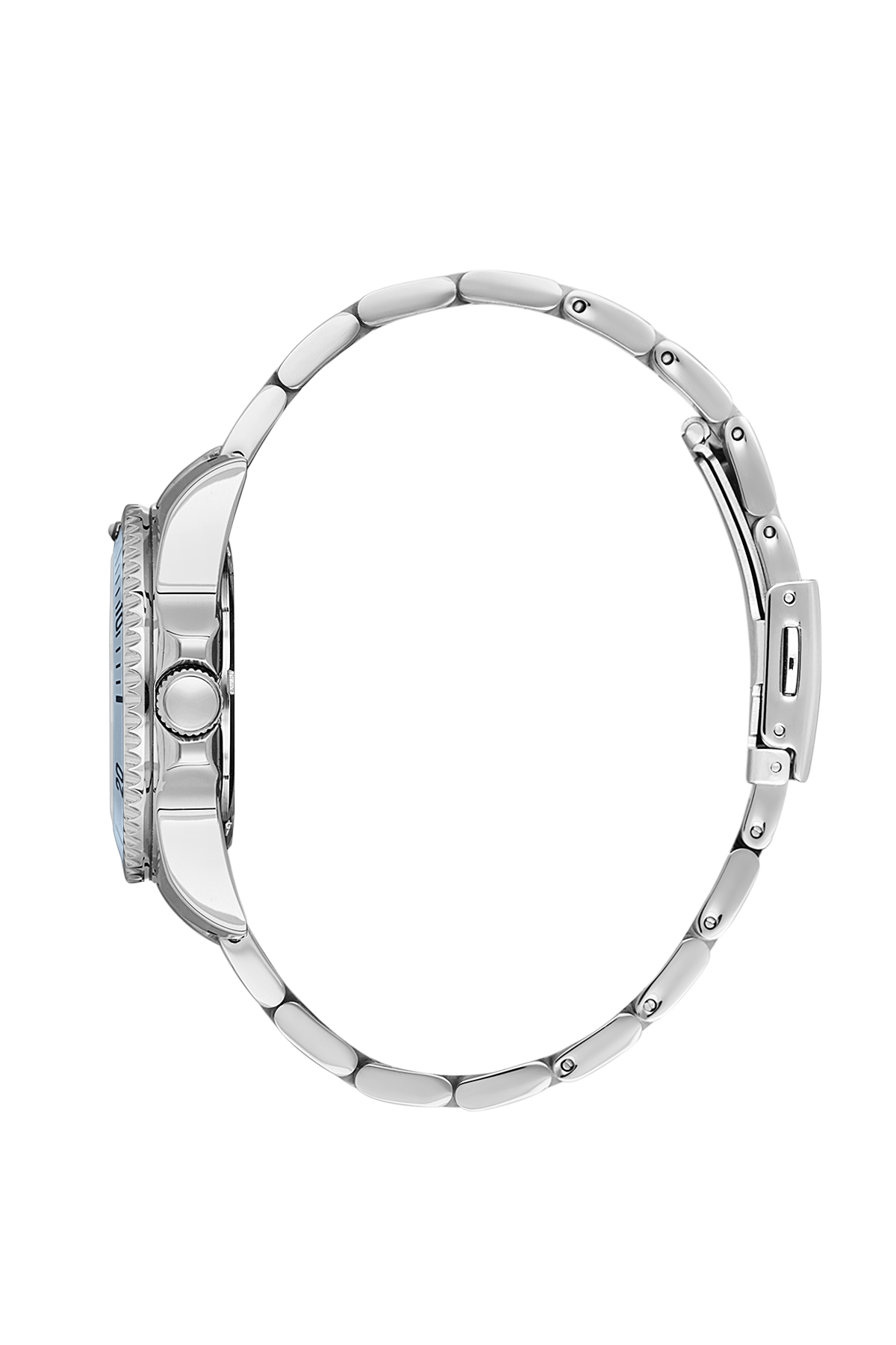 Blue Dial Analog women&