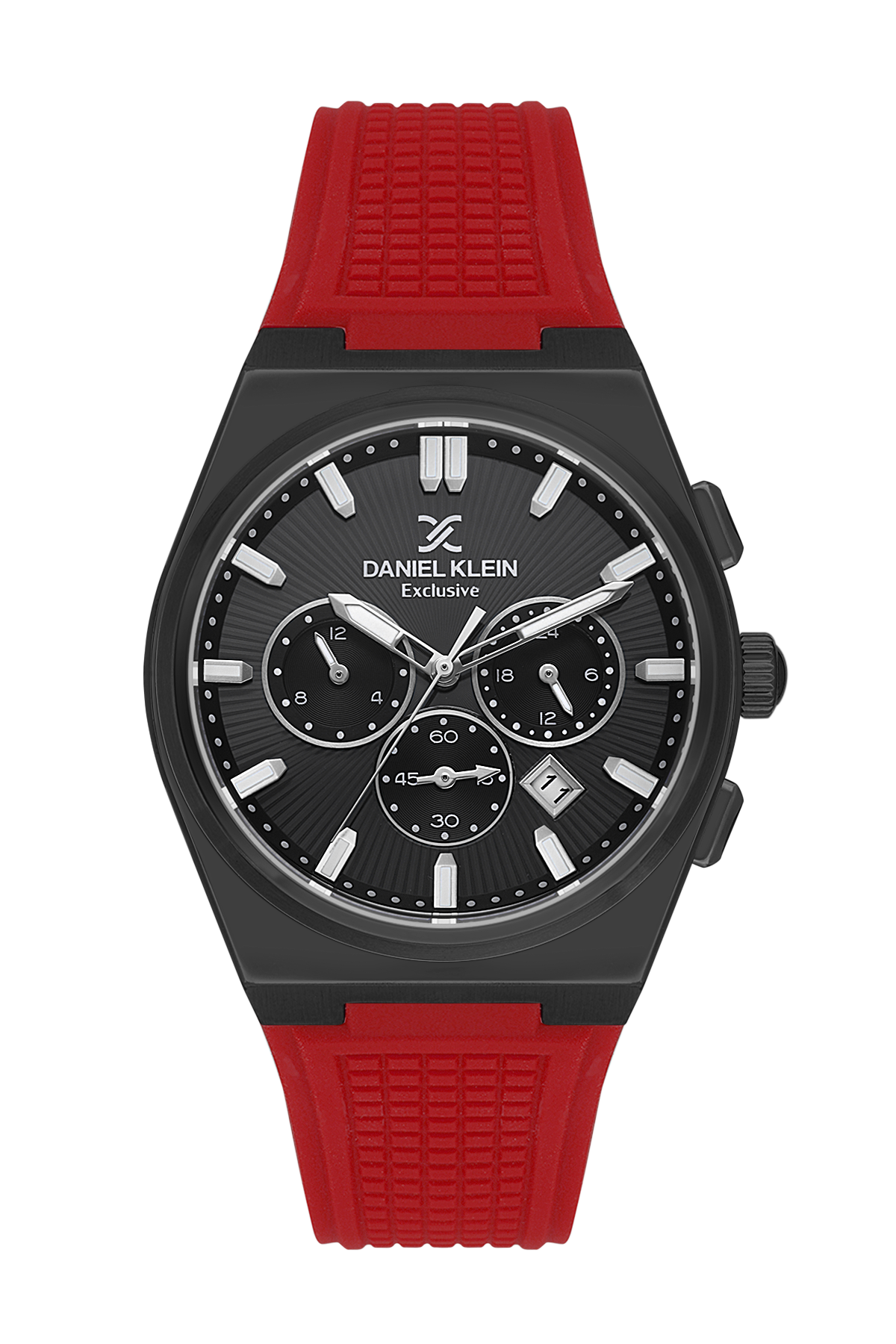 Designer Black Analog Watch with silicon Band