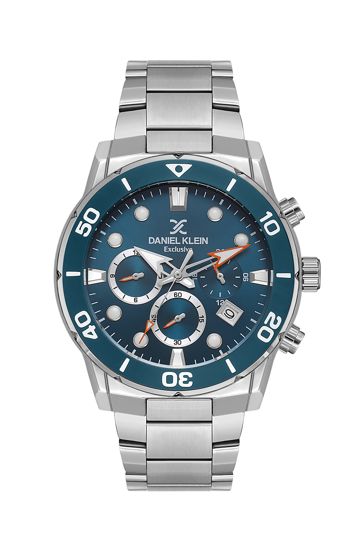 Stainless Steel Blue Dial Analog Watches&