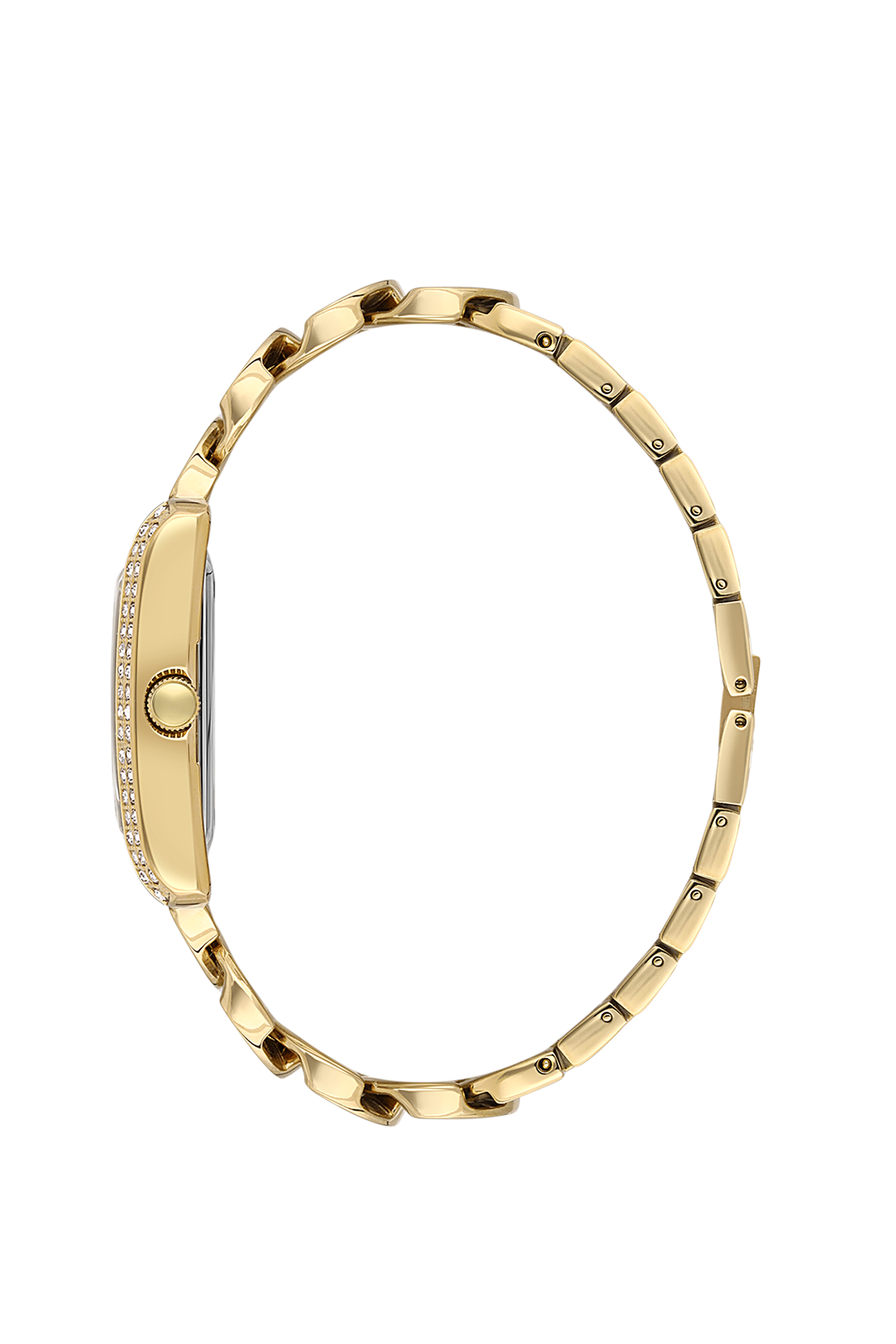 Square Silver Dial Analog women&