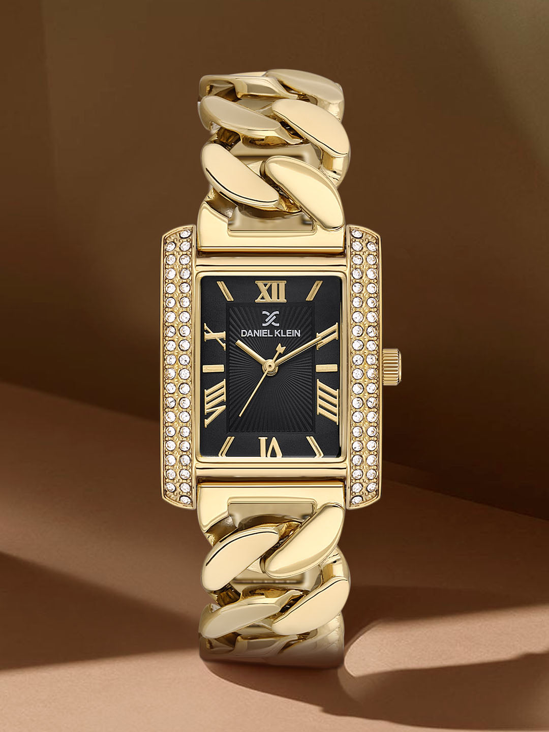 Square Black Dial Analog women&