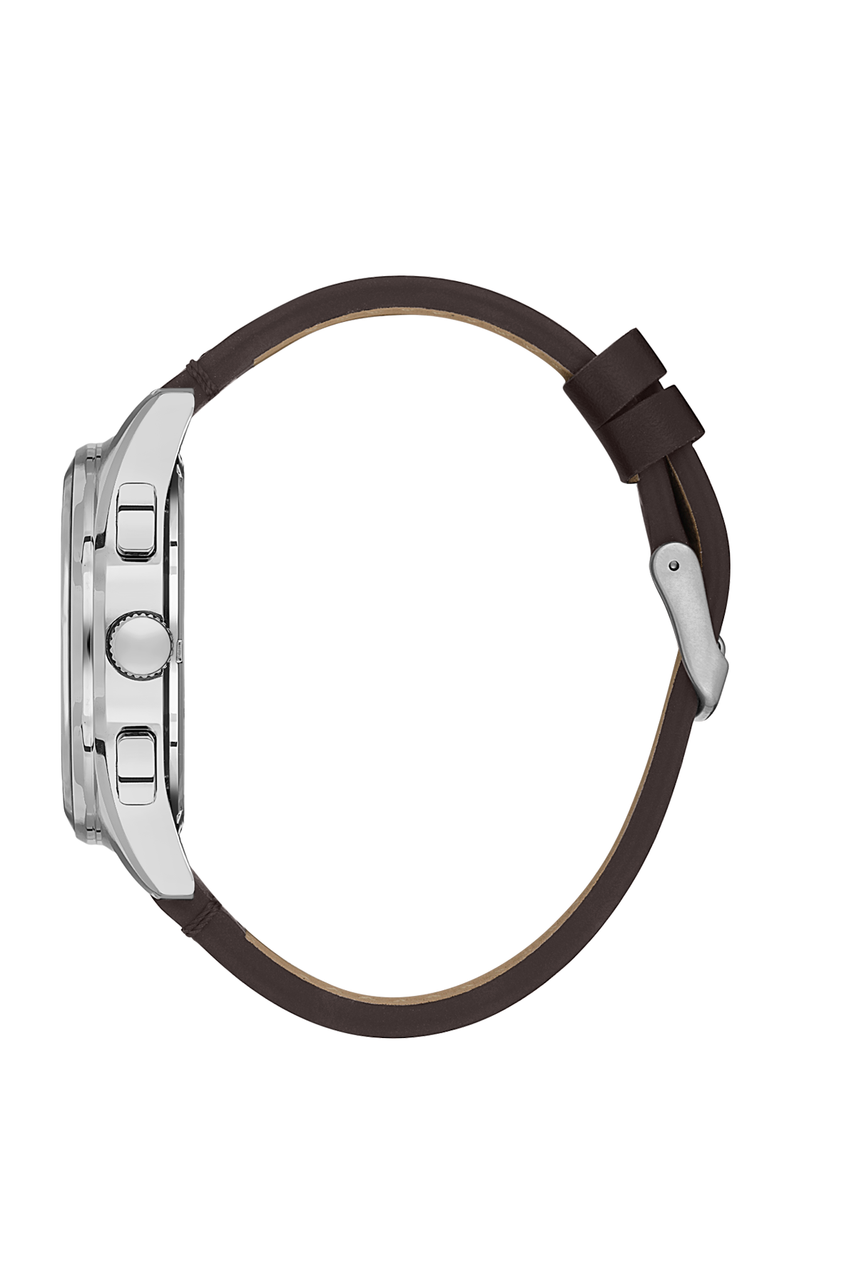 Fashionista Grey Dial Analog Watches with Leather Strap