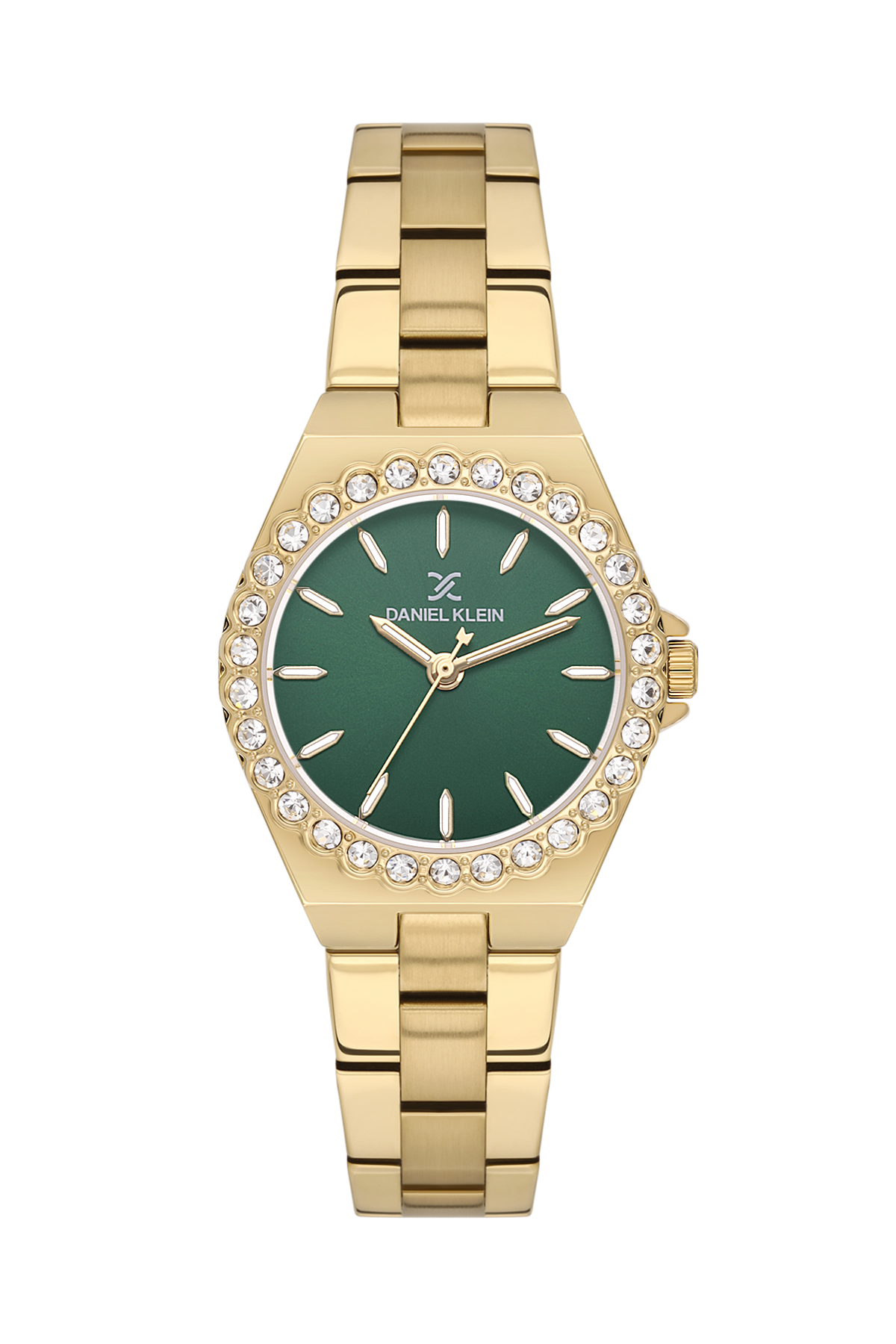 Round Green Dial Analog women&