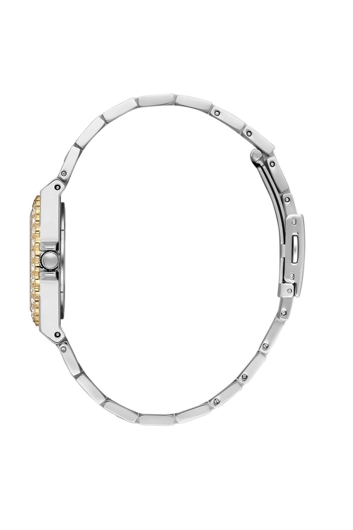 Fashionable Round Silver Dial Analog women&