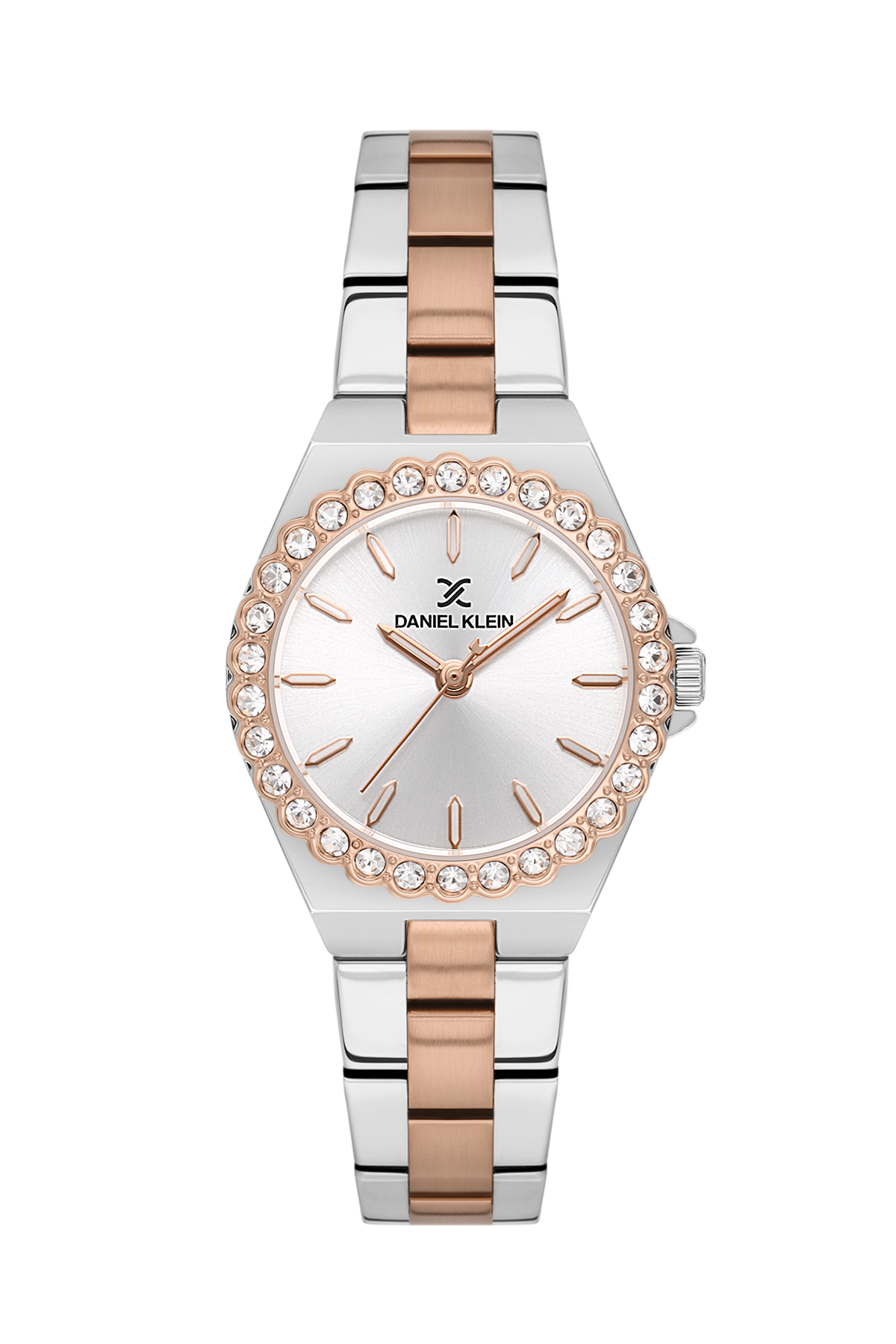 Unique Round Silver Dial Analog women&