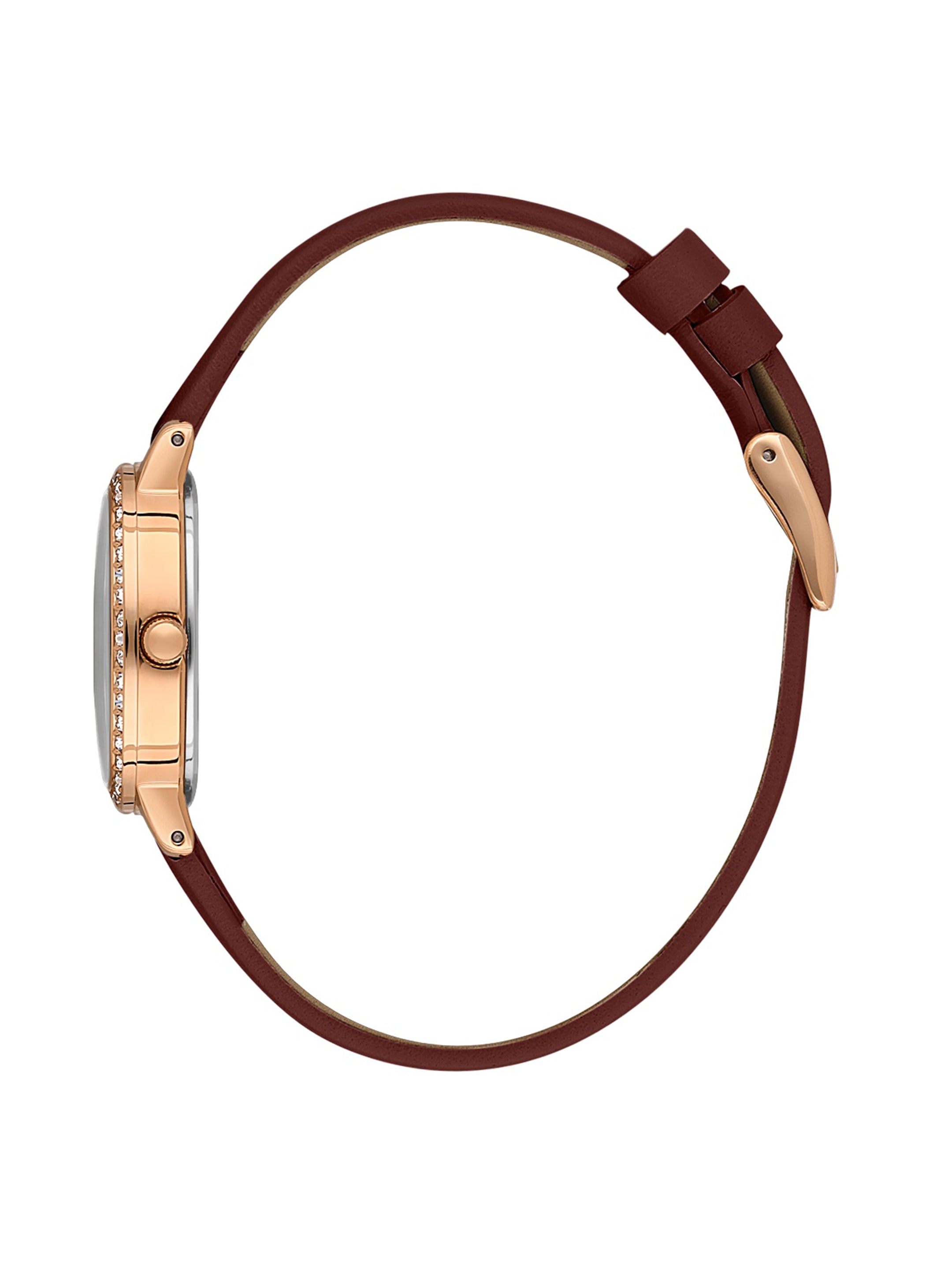 Daniel Klein Women Embellished Dial & Leather Straps Analogue Watch DK.1.13943-6