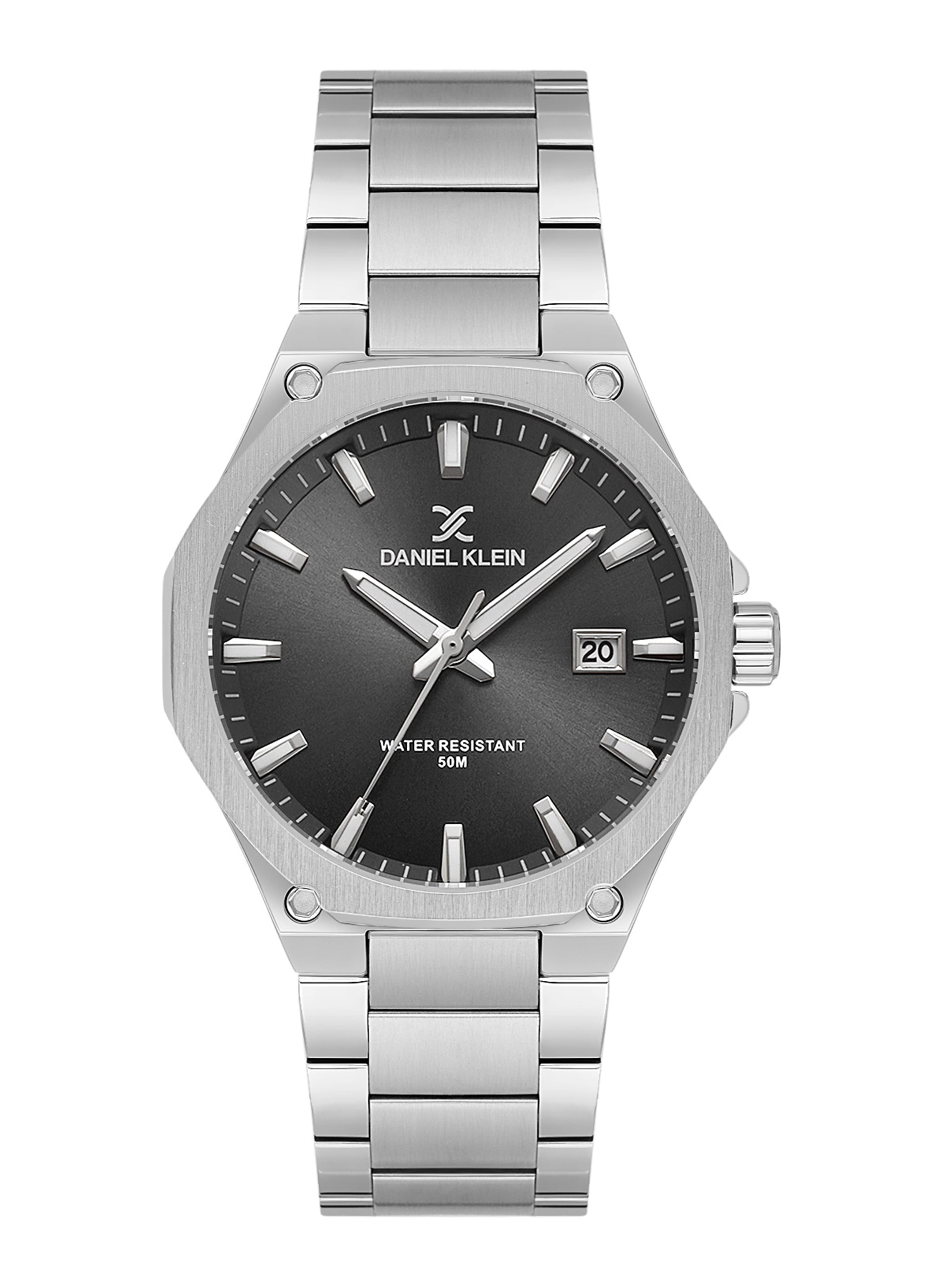 Daniel Klein Men Embellished Dial & Stainless Steel Analogue Watch DK.1.13999-1