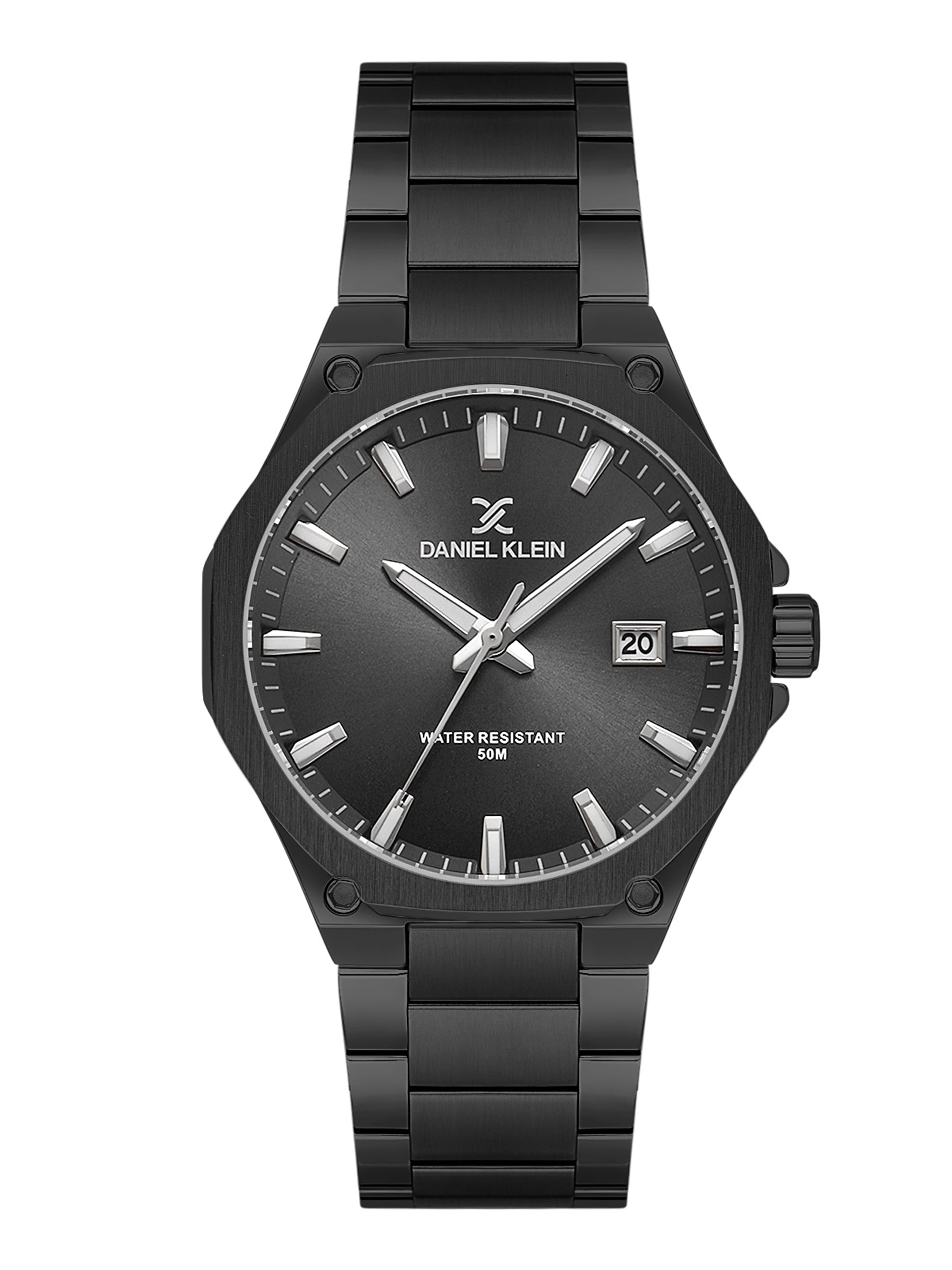 Daniel Klein Men Embellished Dial & Stainless Steel Straps Analogue Watch DK.1.13999-5