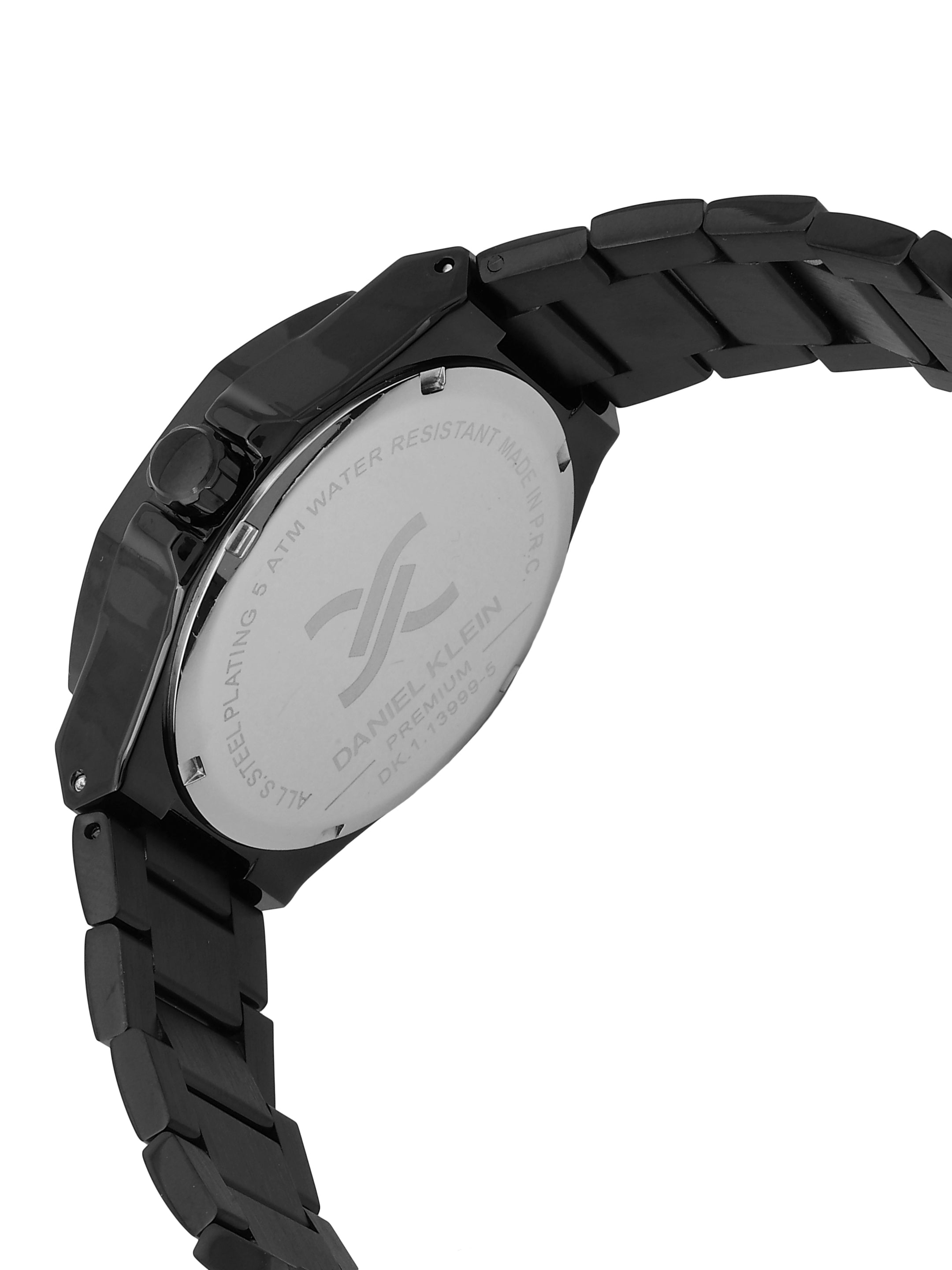 Daniel Klein Men Embellished Dial & Stainless Steel Straps Analogue Watch DK.1.13999-5