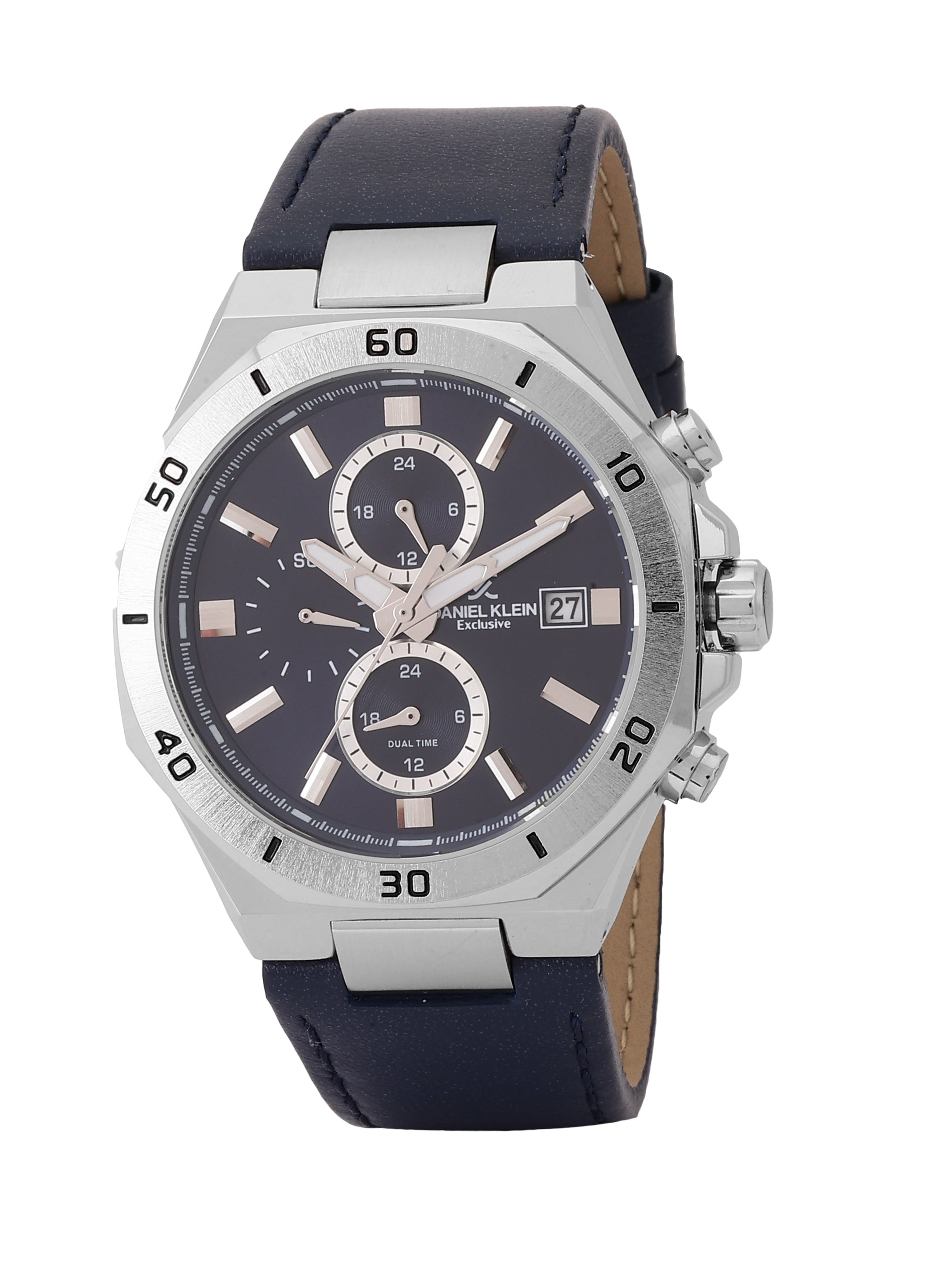 Daniel Klein Exclusive Unisex Dial & Leather Straps Analogue Watch DK.1.14003-2