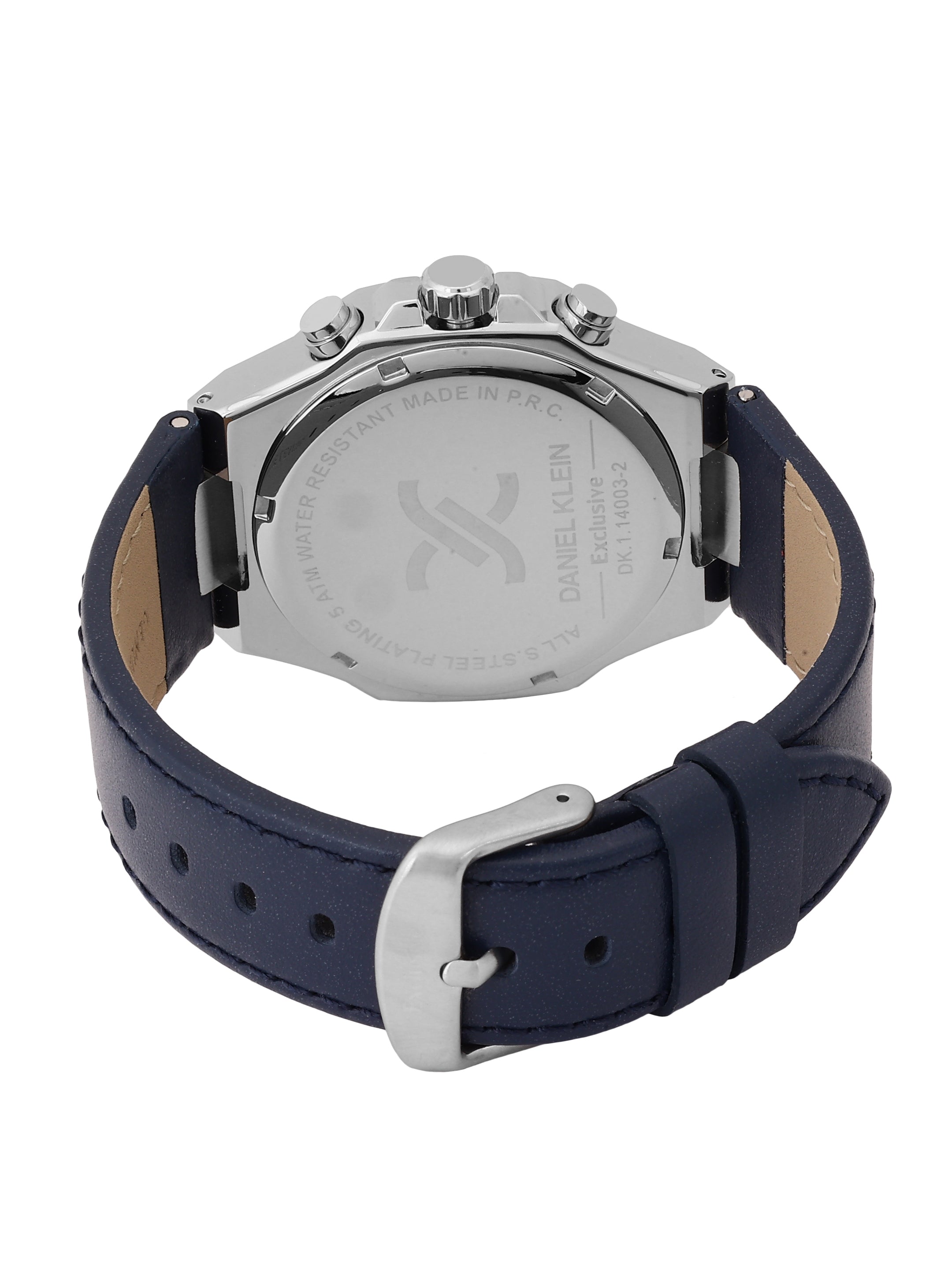 Daniel Klein Exclusive Unisex Dial & Leather Straps Analogue Watch DK.1.14003-2