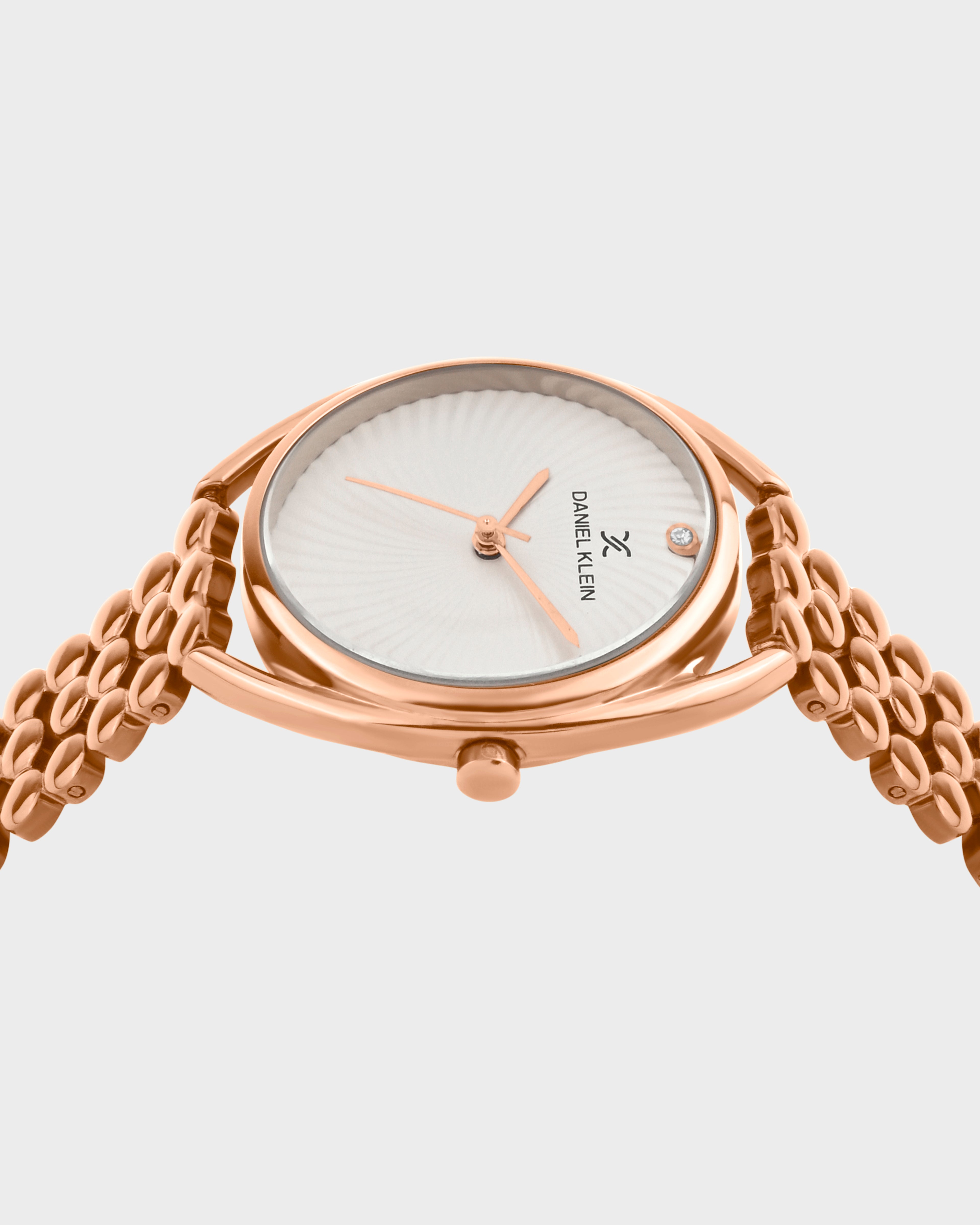 Rose Gold Multi Linked Strap Women Premium Watch DK.1.14020-1