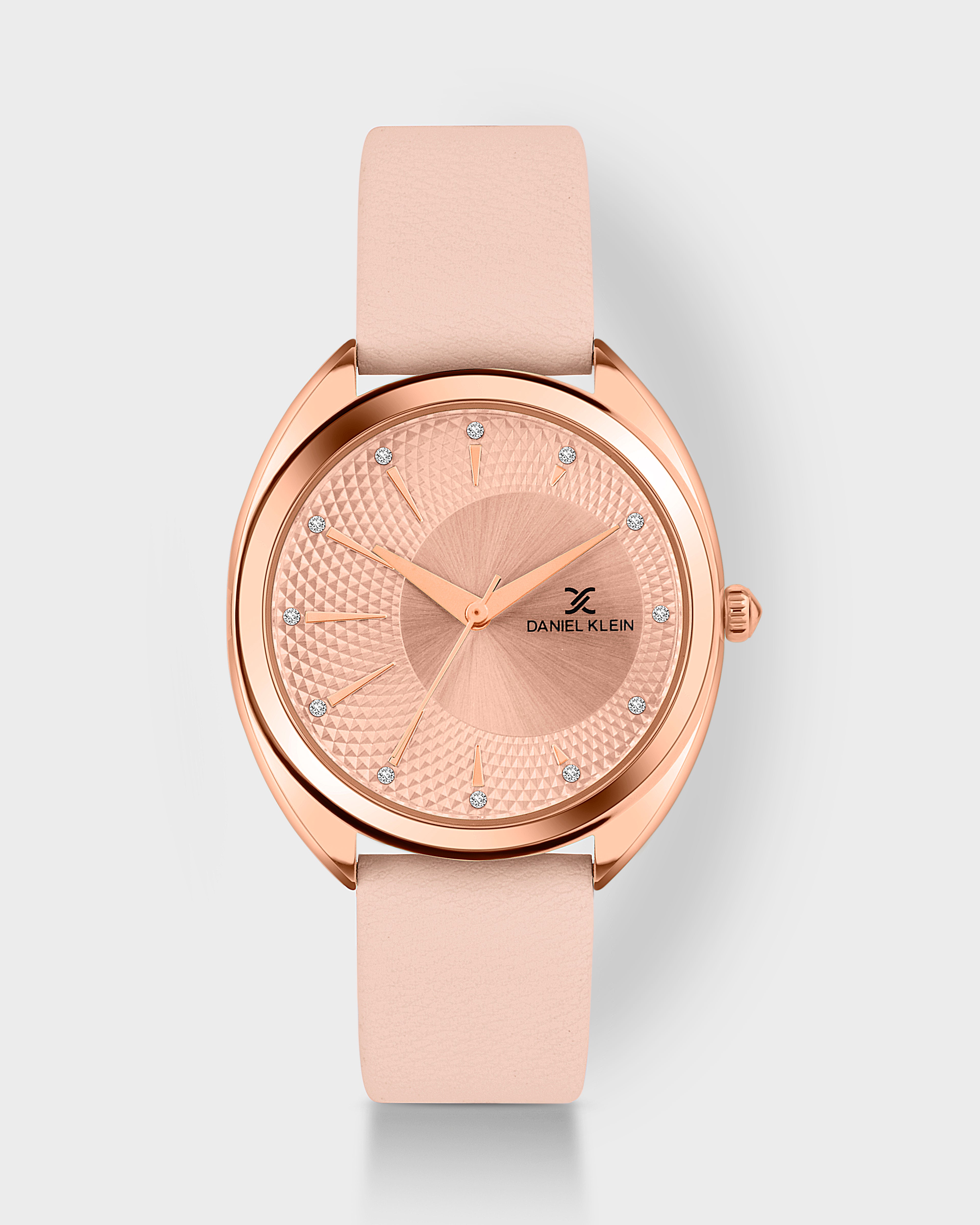Blush Soft Leather Band Women Premium Watch DK.1.14021-1