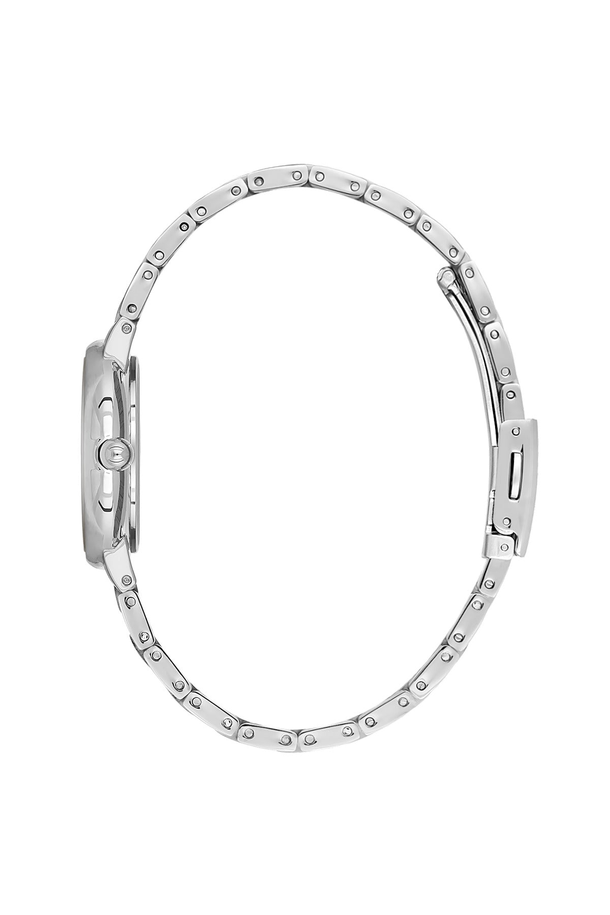 Daniel Klein Green Dial Silver Strap Women’s Analog Watch DK.1.14100-3