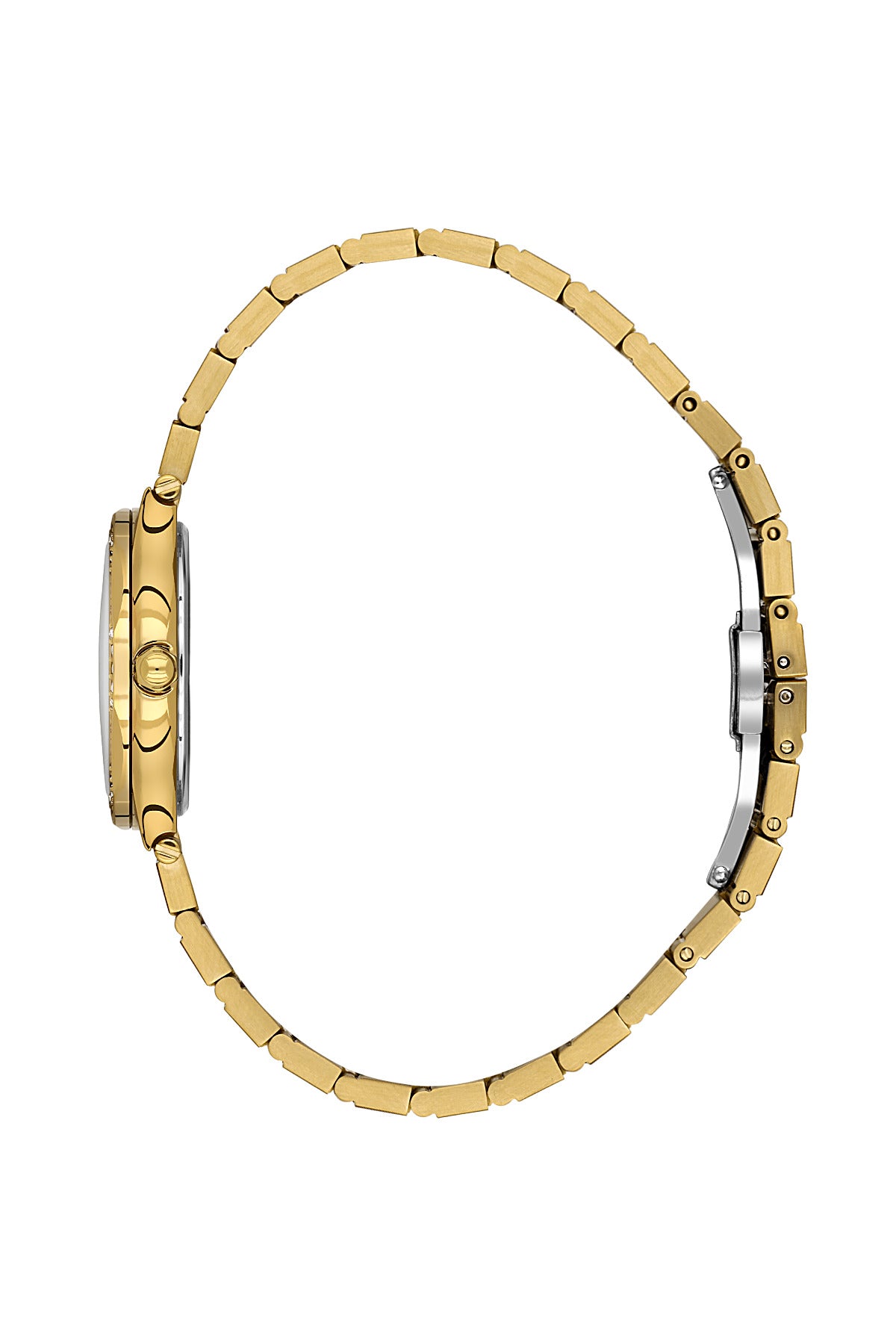 Daniel Klein Light Champagne Dial Gold Strap Women’s Analog Watch DK.1.14101-2