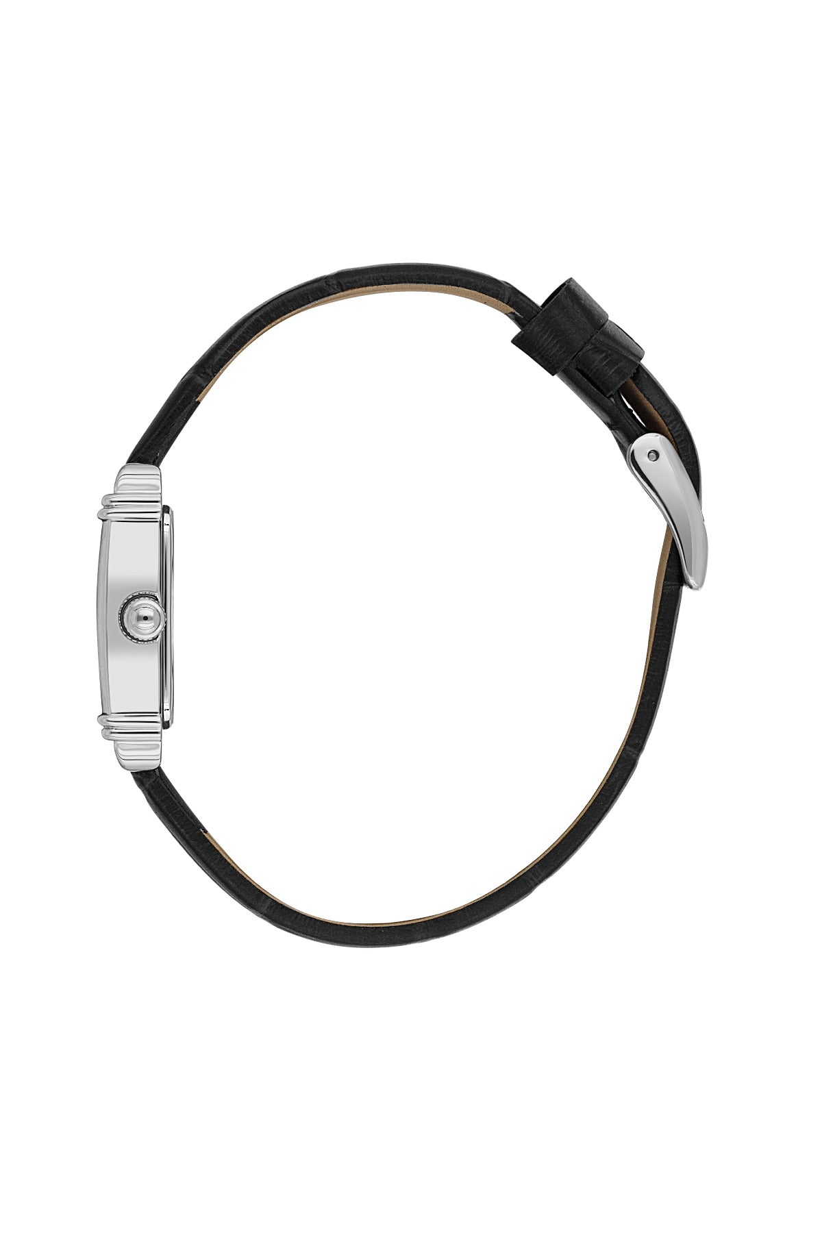 Daniel Klein Silver Dial Black Strap Women’s Analog Watch DK.1.14116-1