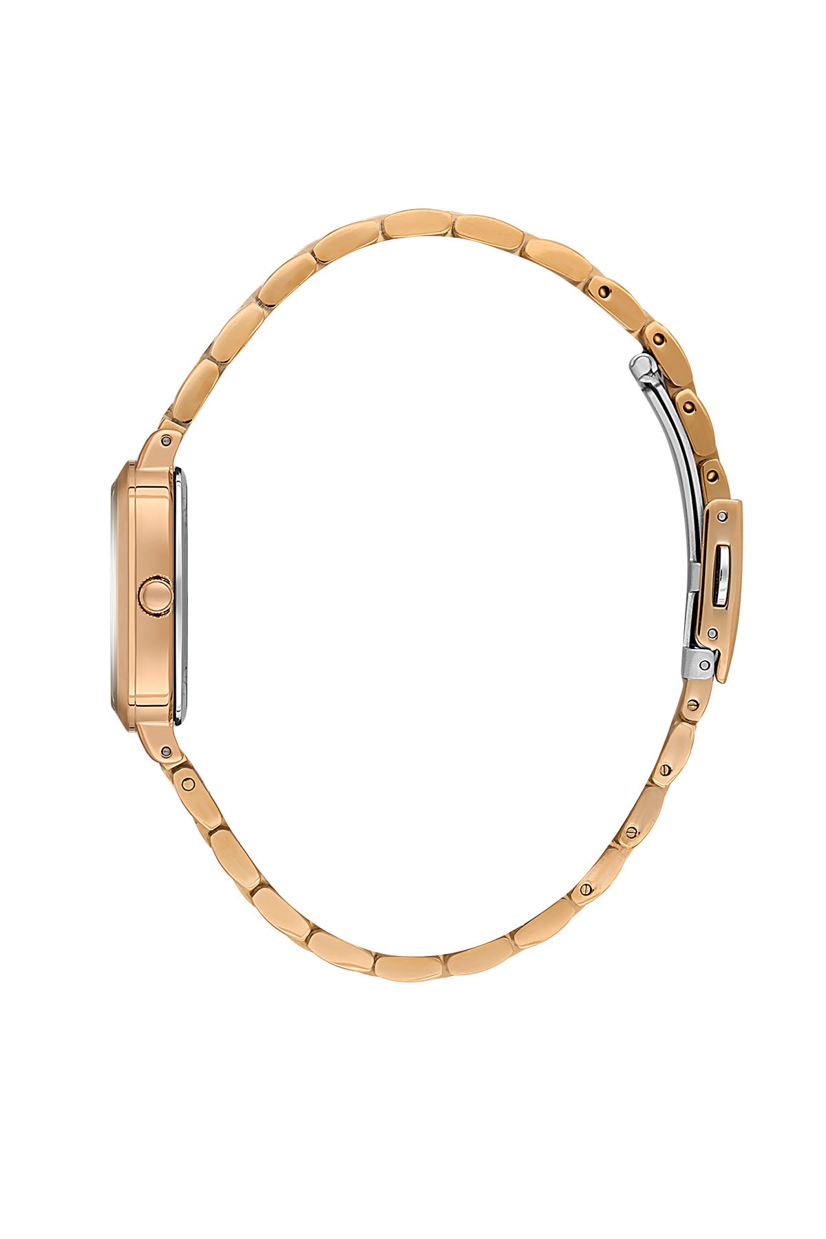 Daniel Klein Dark Green Dial Rose Gold-Tone Women’s Analog Watch DK.1.14127-5
