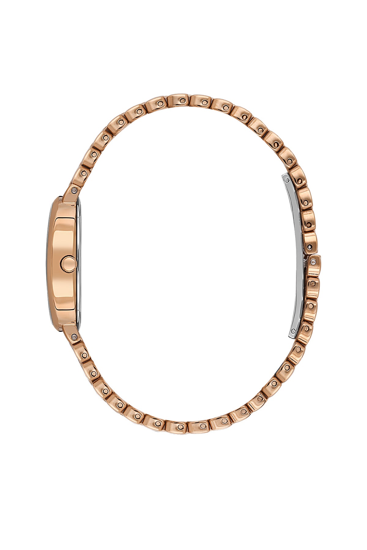 Daniel Klein Silver Dial Rose Gold Women’s Analog Watch DK.1.14130-5