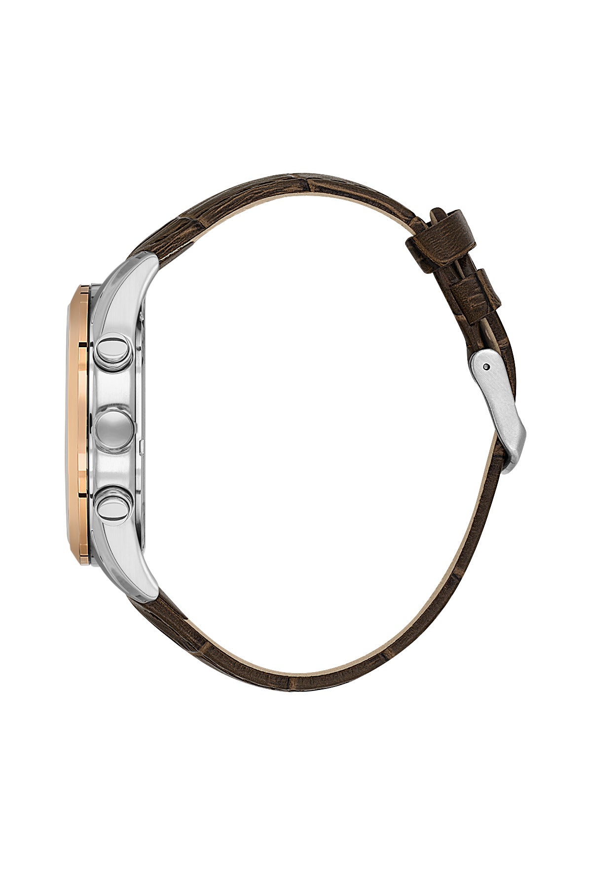 Daniel Klein Exclusive Dark Green Dial Dark Brown Strap Men’s Analog Watch DK.1.14212-4